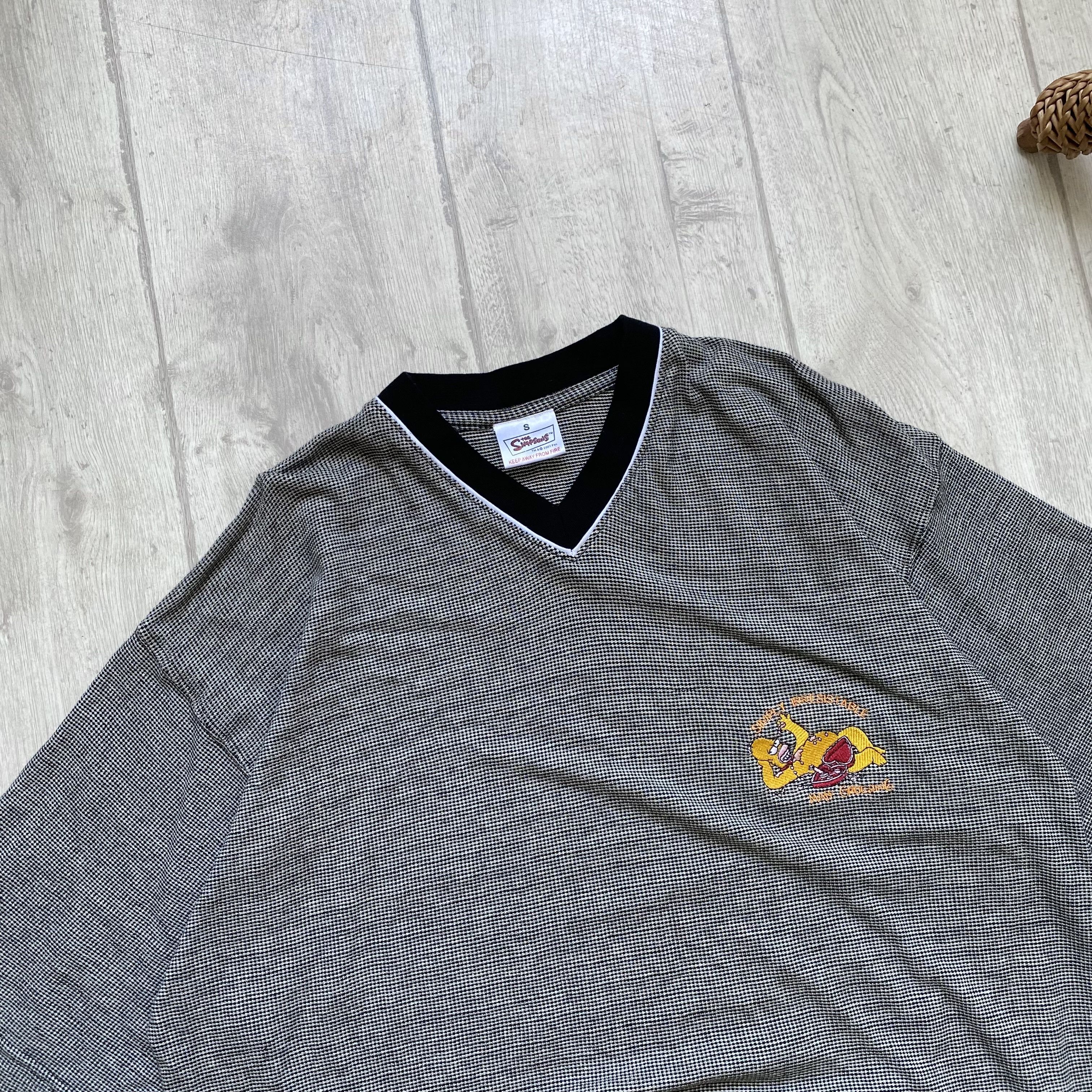 The Simpsons 🍩 Vintage 2001 Simpsons Light tee homer logo TV show Movie Size US M / EU 48-50 / 2 - 3 Thumbnail