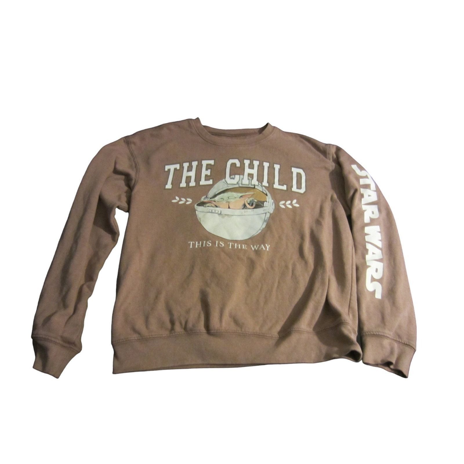 Star Wars Star Wars Mandalorian The Child Baby Yoda Brown Crewneck M Size M / US 6-8 / IT 42-44 - 2 Thumbnail