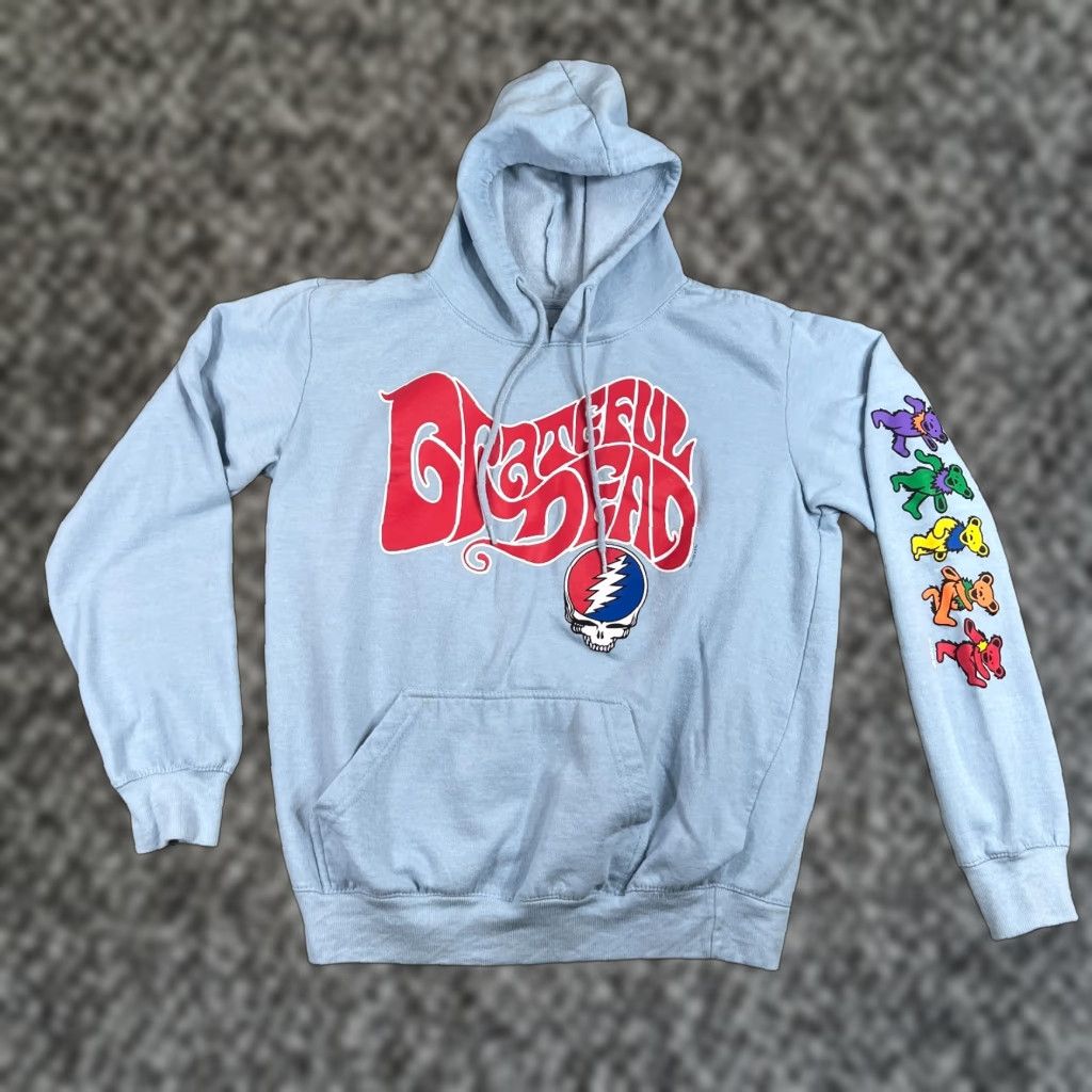 Liquid Blue Liquid Blue Grateful Dead Hoodie Pullover Medium Blue Music 80s 90s Mens Size US M / EU 48-50 / 2 - 1 Thumbnail