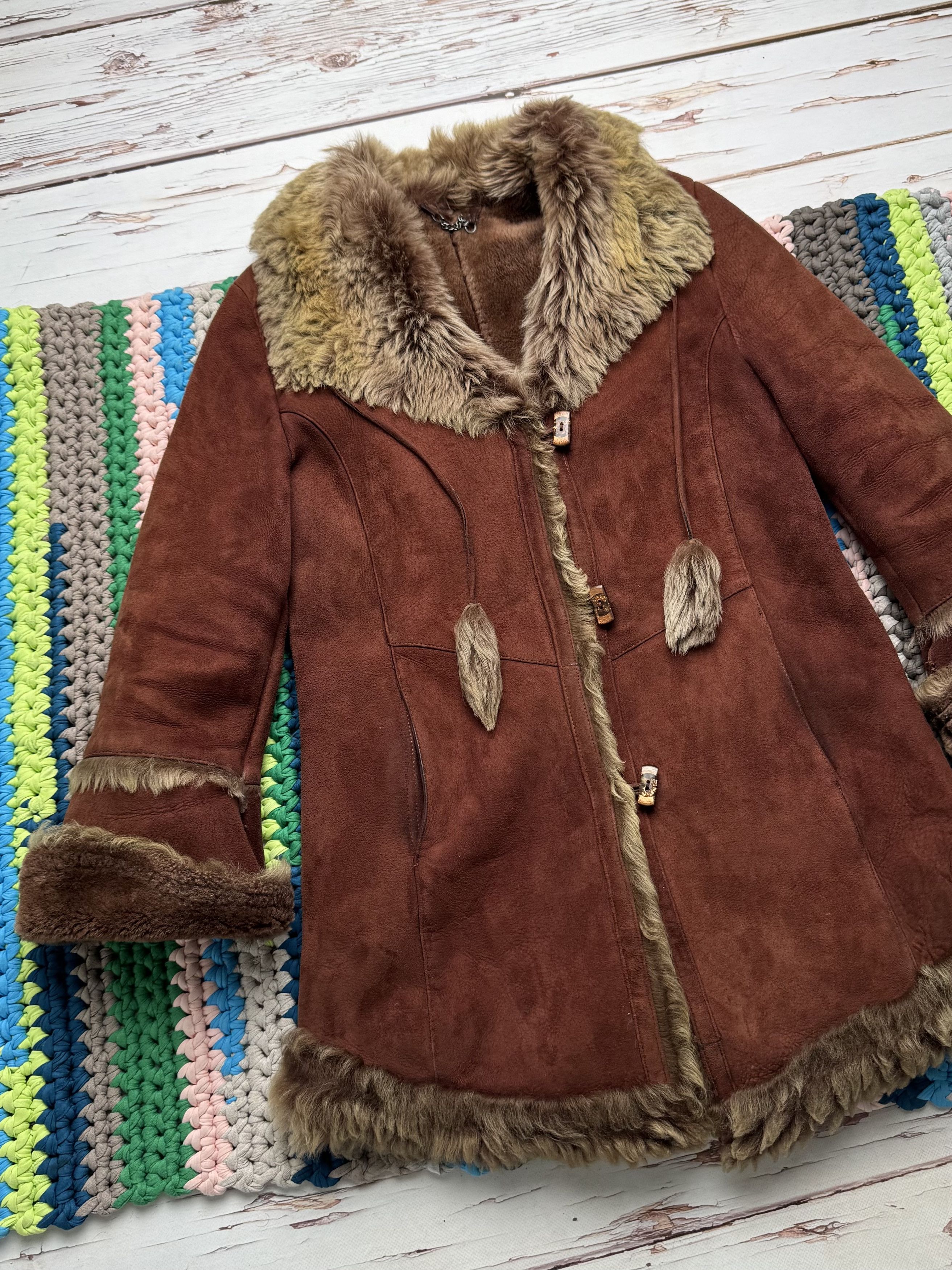 Vintage Vintage Real Sheepskin Coat (ET1)(D15) Size M / US 6-8 / IT 42-44 - 2 Thumbnail