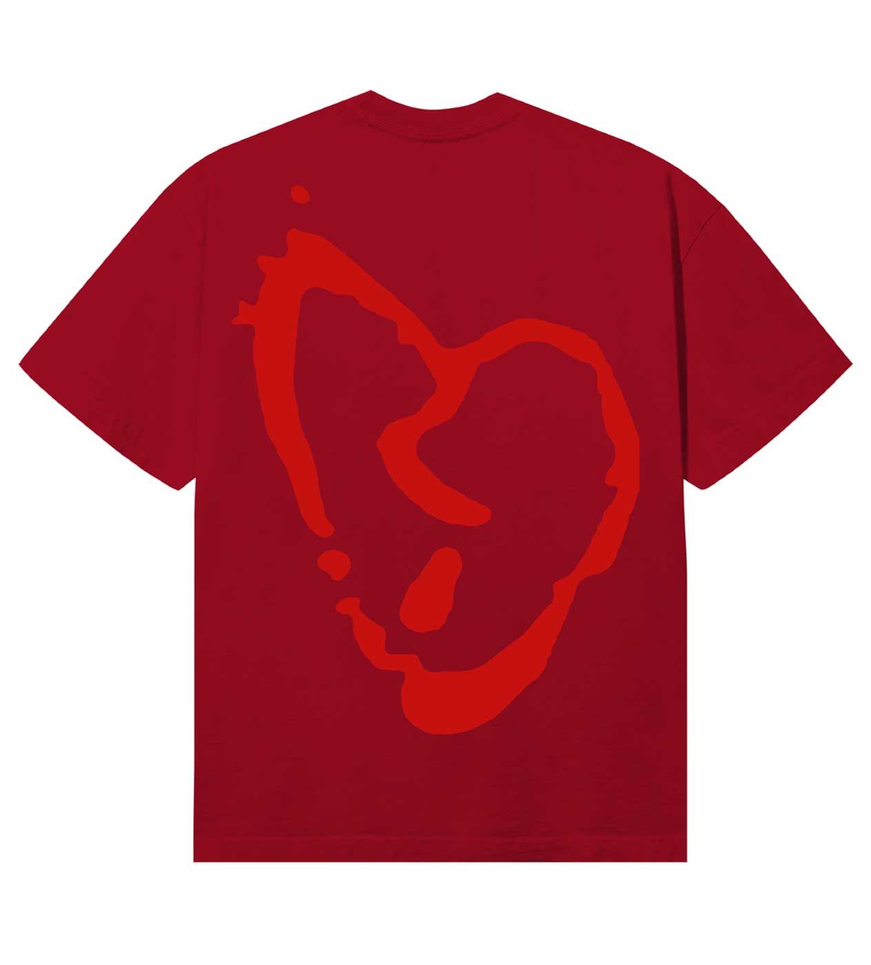 Xxxtentacion Lightning Heartbreak Tee Red