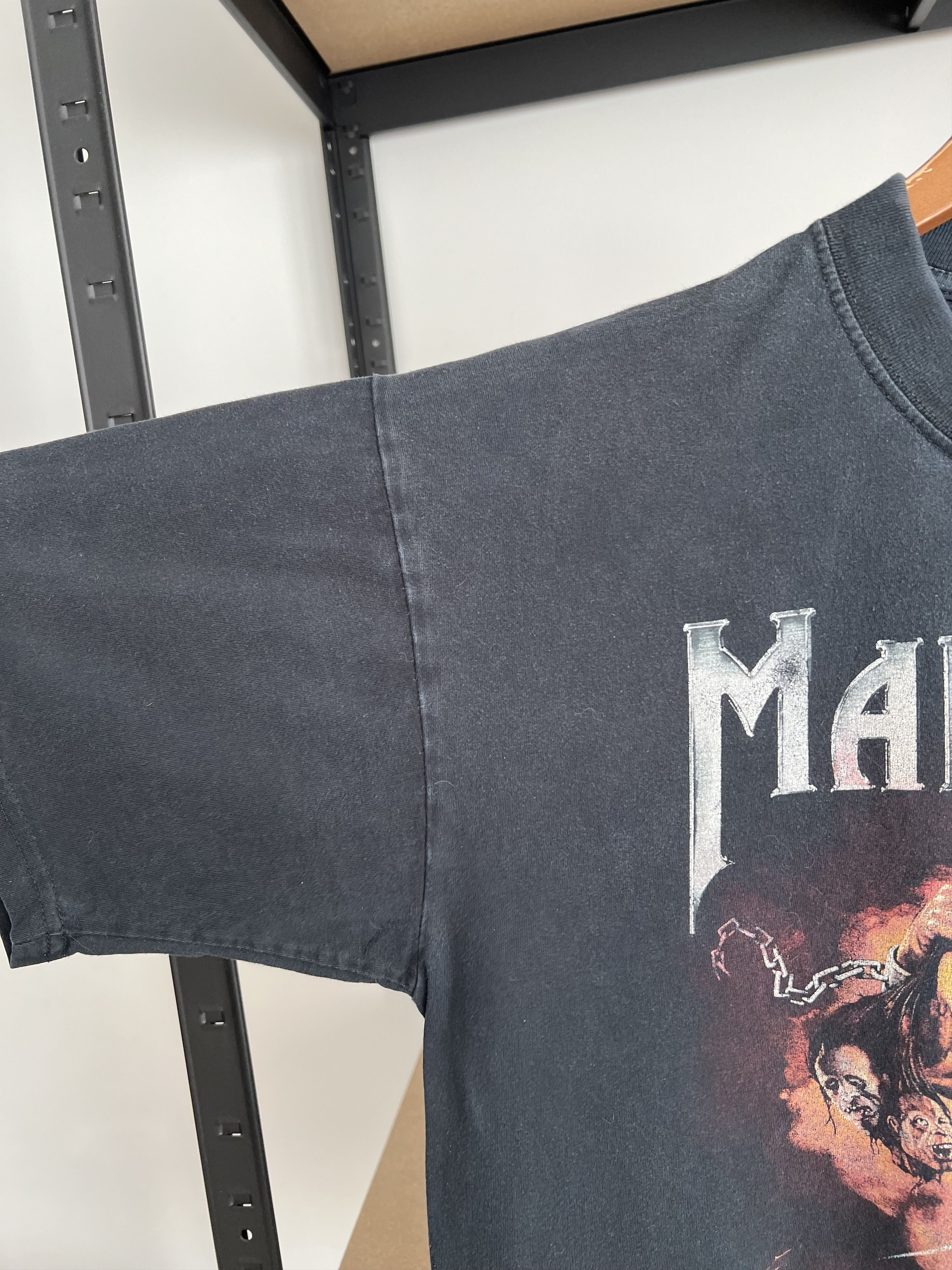 Band Tees Vintage 2002 Manowar Warriors of the World Tour T-shirt Size US L / EU 52-54 / 3 - 10 Thumbnail