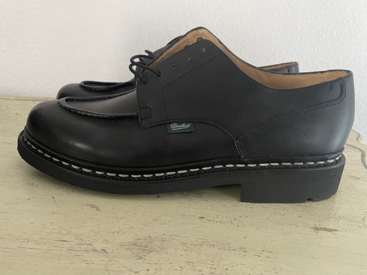 Paraboot Chambord Leather Derby Shoes Size US 11 / EU 44 - 5 Thumbnail