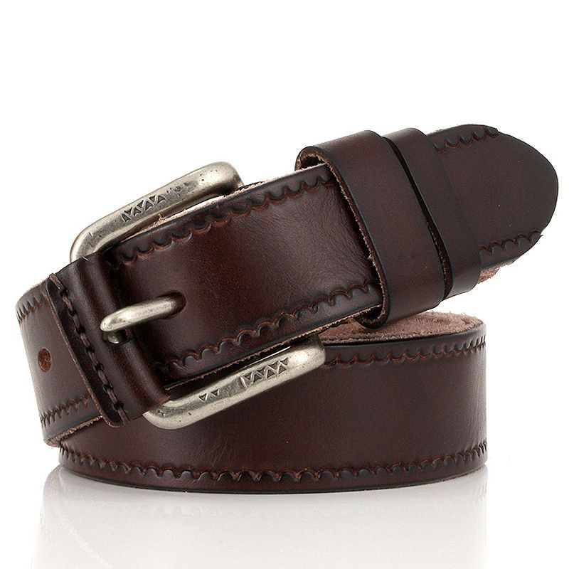 Japanese Brand × Vintage Genuine leather belt Size ONE SIZE - 1 Thumbnail