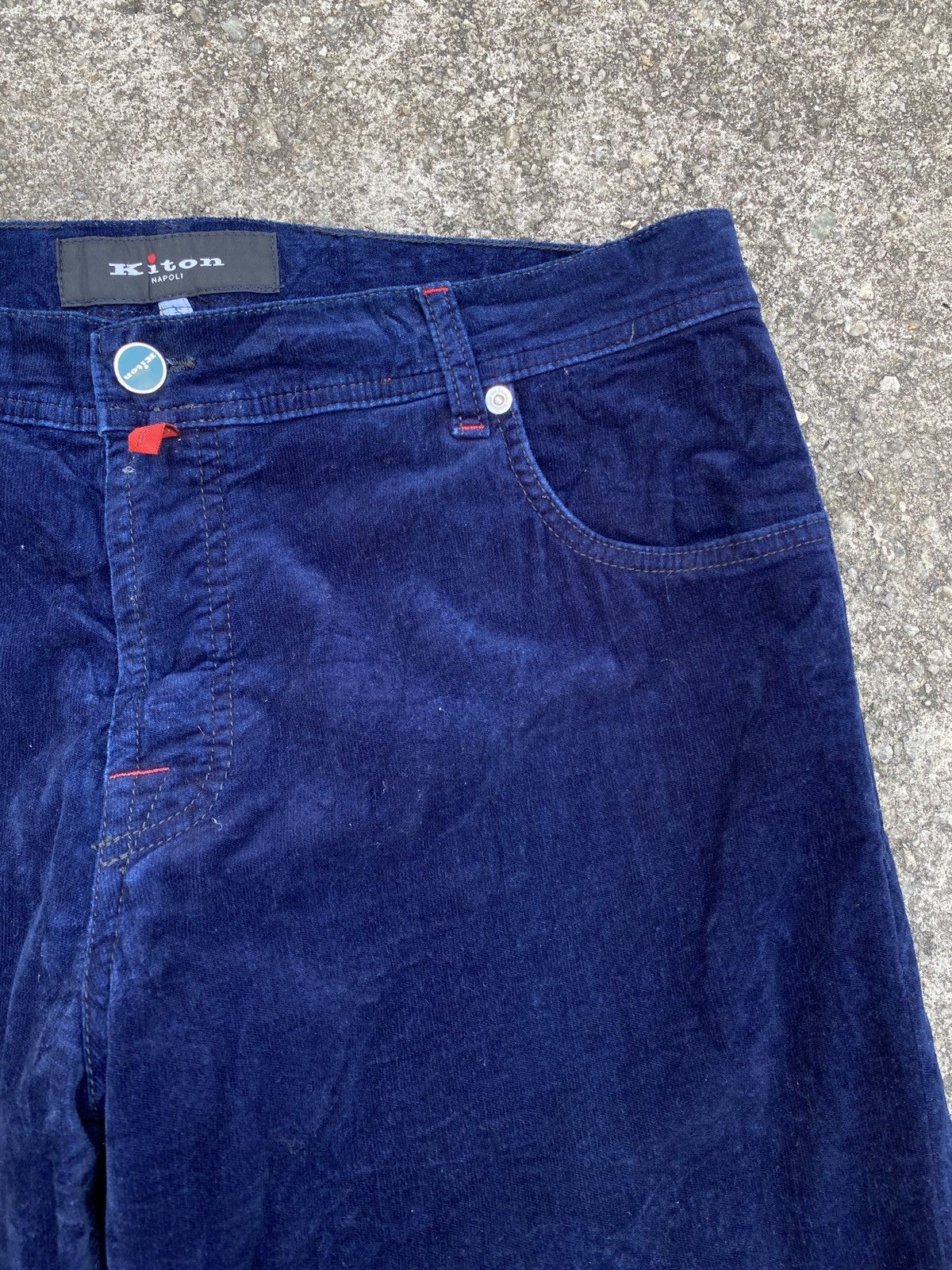 Kiton Kiton Napoli Italy Velvet Corduroy Pant Size US 33 - 8 Thumbnail