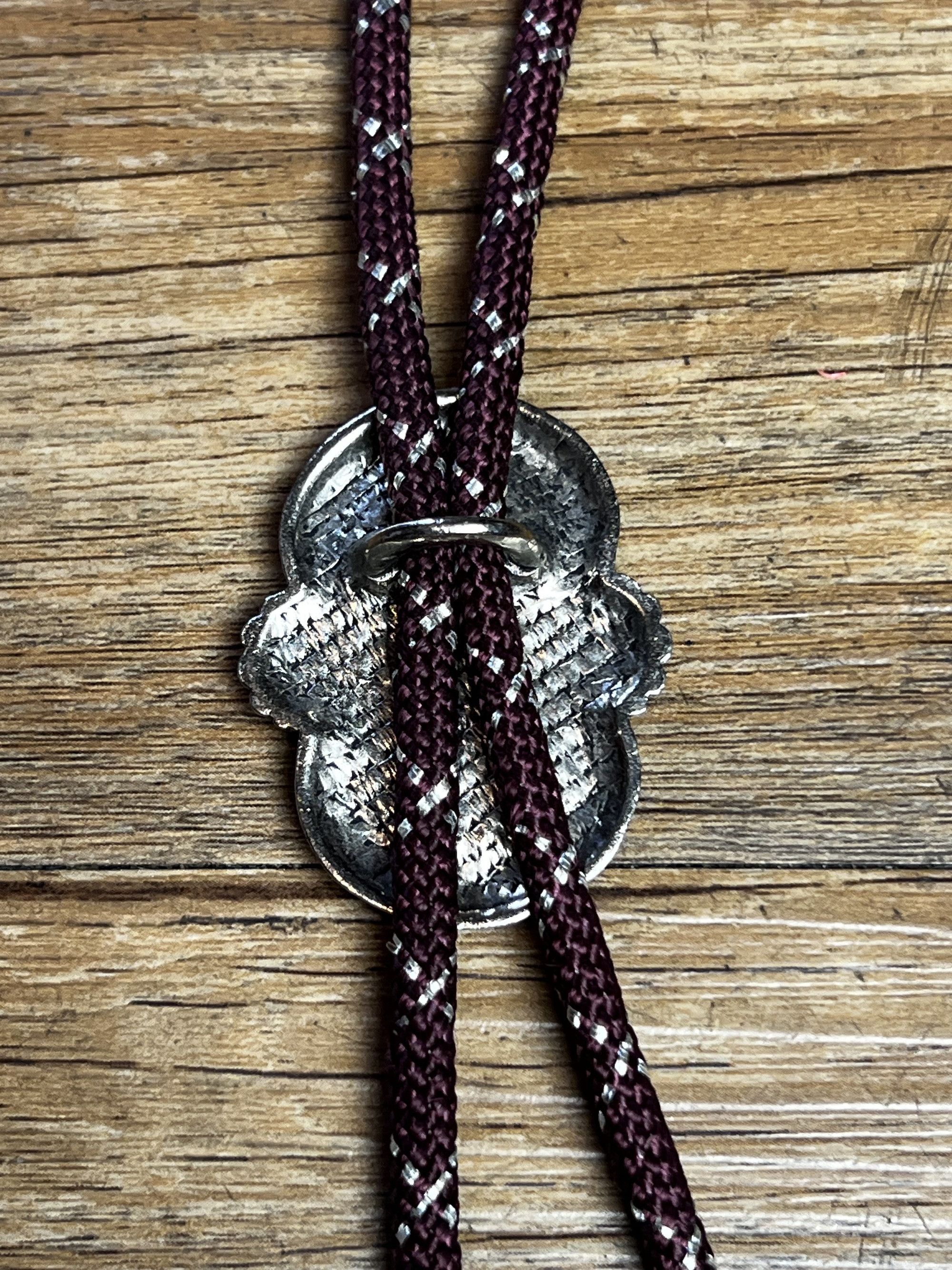 Vintage Vintage Western Turquoise and Silver Bolo Braided Neck Tie Size ONE SIZE - 6 Thumbnail