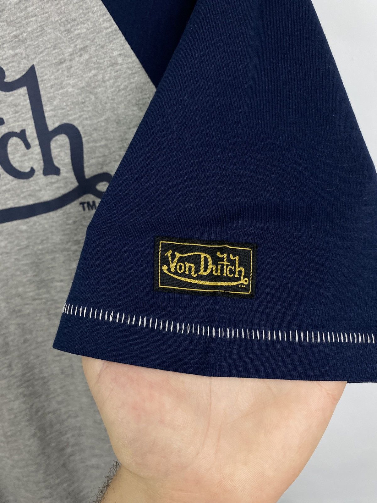 Von Dutch 🇺🇸 Vintage Y2K Von Dutch Big Logo T-Shirt Rare Retro Hype Size US XL / EU 56 / 4 - 5 Thumbnail