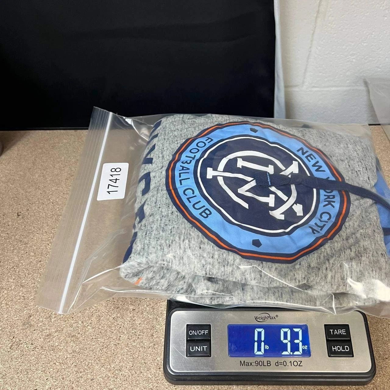 Other New York City FC Hoodie Men Gray Blue Pullover Long Sleeve L Size US L / EU 52-54 / 3 - 8 Thumbnail