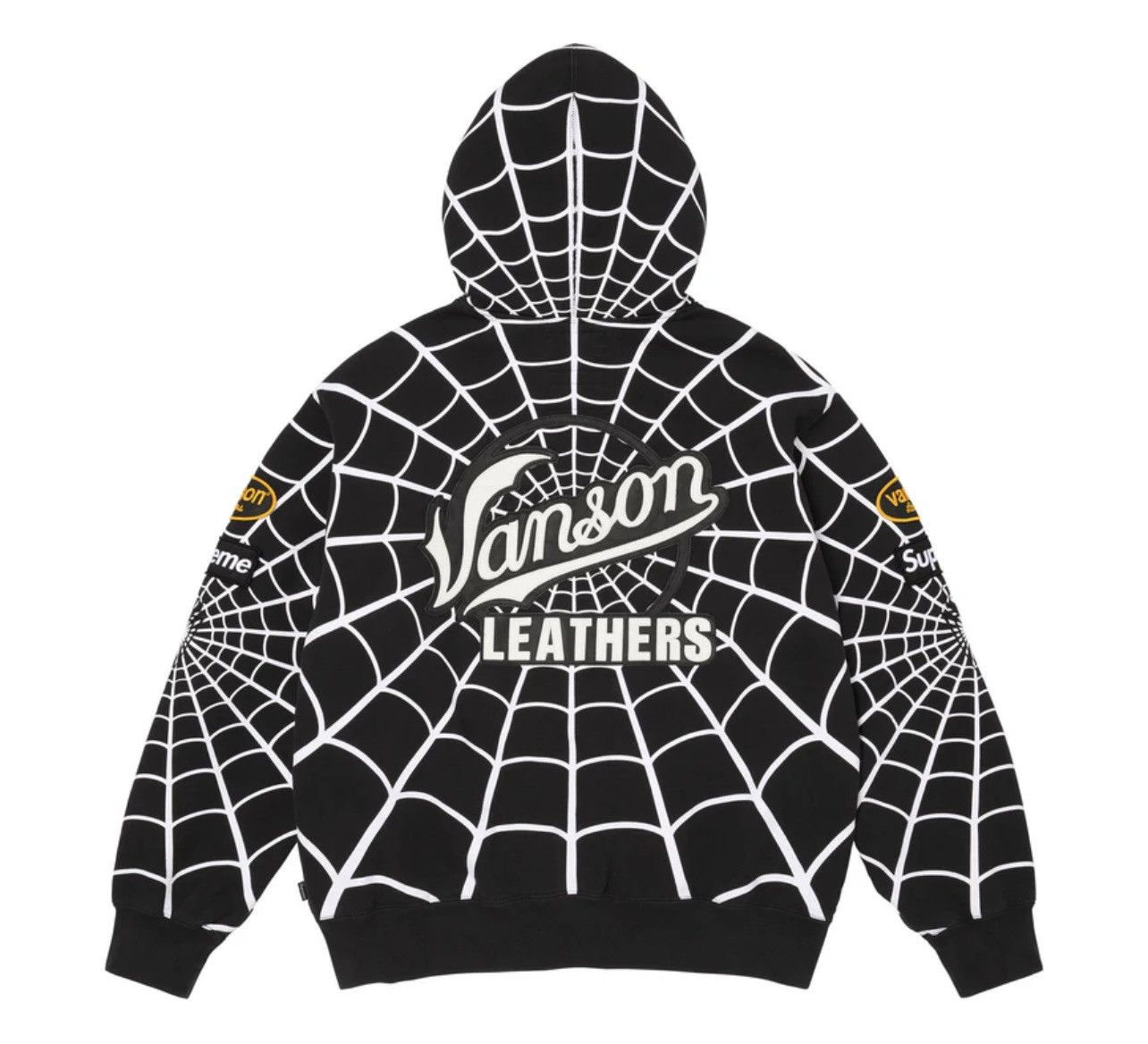 Vanson Leathers SUPREME VANSON LEATHER SPIDER-MAN HOODIE Size US XL / EU 56 / 4 - 1 Thumbnail