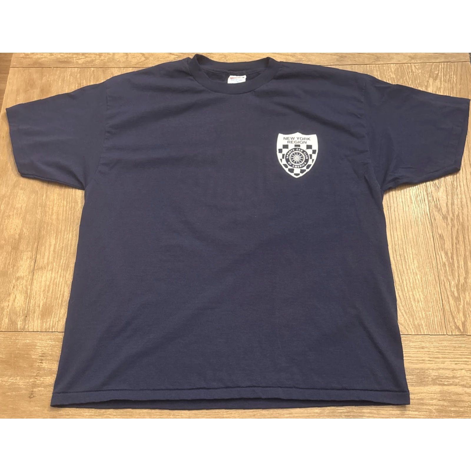 Hanes VINTAGE New York Region 1994 SCCA Runoffs Racing Championship T Shirt XXL Size Blue Hanes Men Crew Neck 90s Classic Racing Size US XXL / EU 58 / 5 - 5 Thumbnail