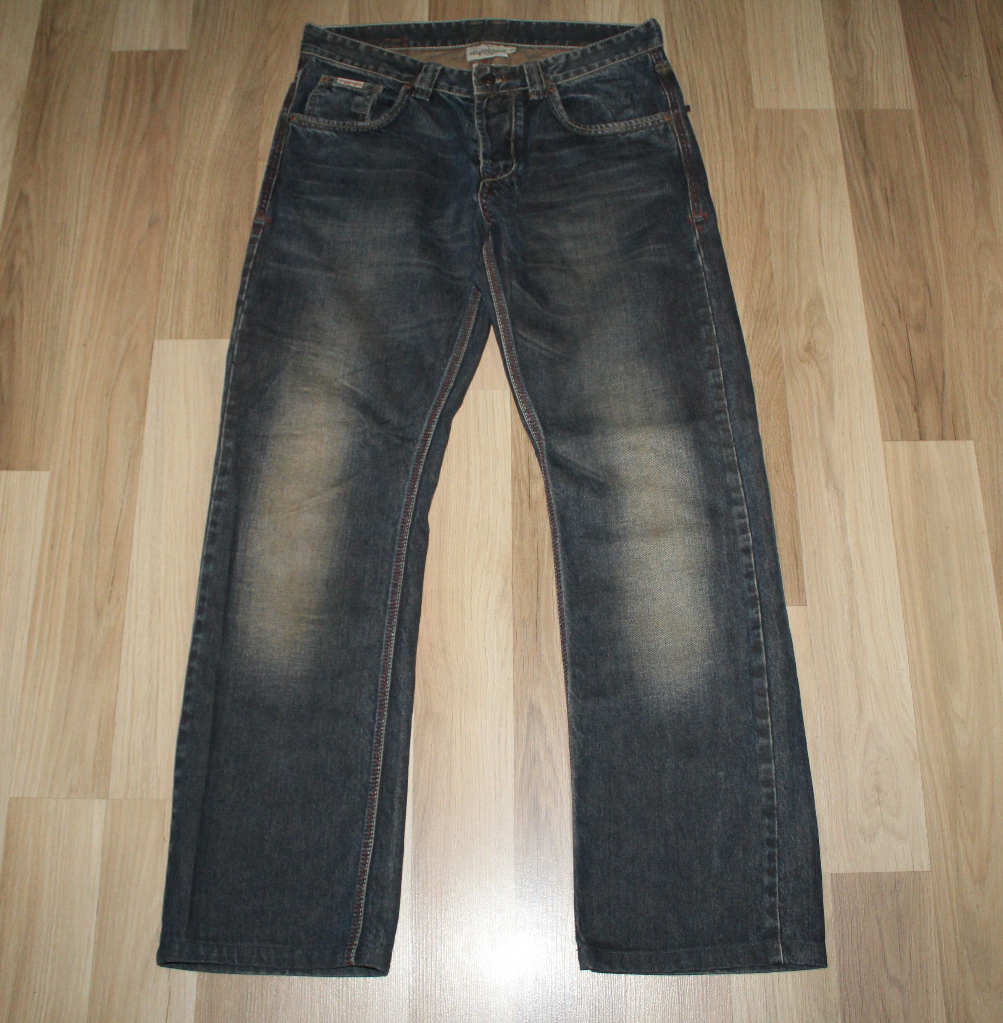 Japanese Brand × Neighborhood Neighbourhood NYC Faded Fake Dirty Jeans Y2K Size US 32 / EU 48 - 1 Thumbnail