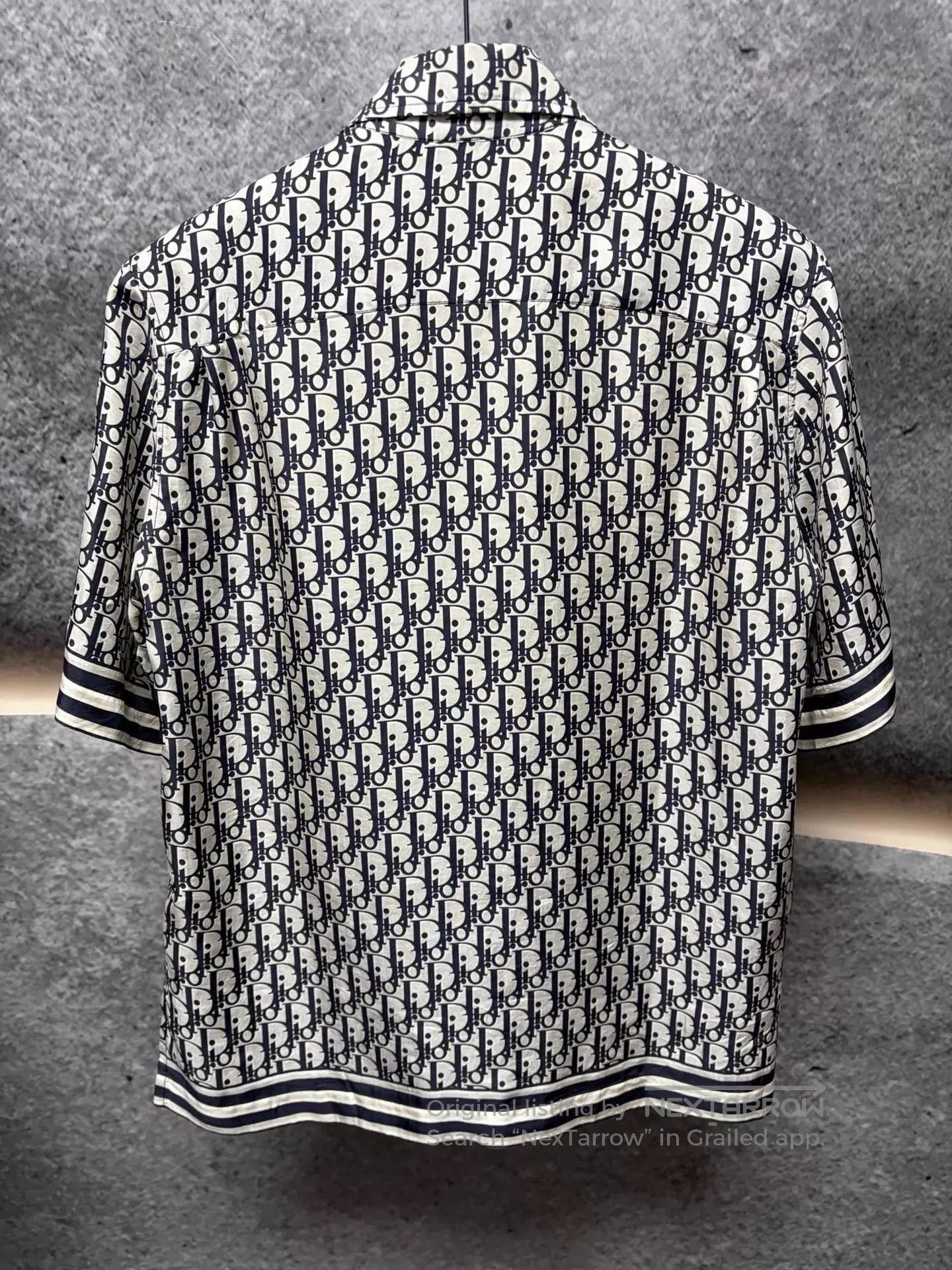Dior Multi-Pattern Short-Sleeve Button-Up Shirt. Size US XS / EU 42 / 0 - 2 Thumbnail