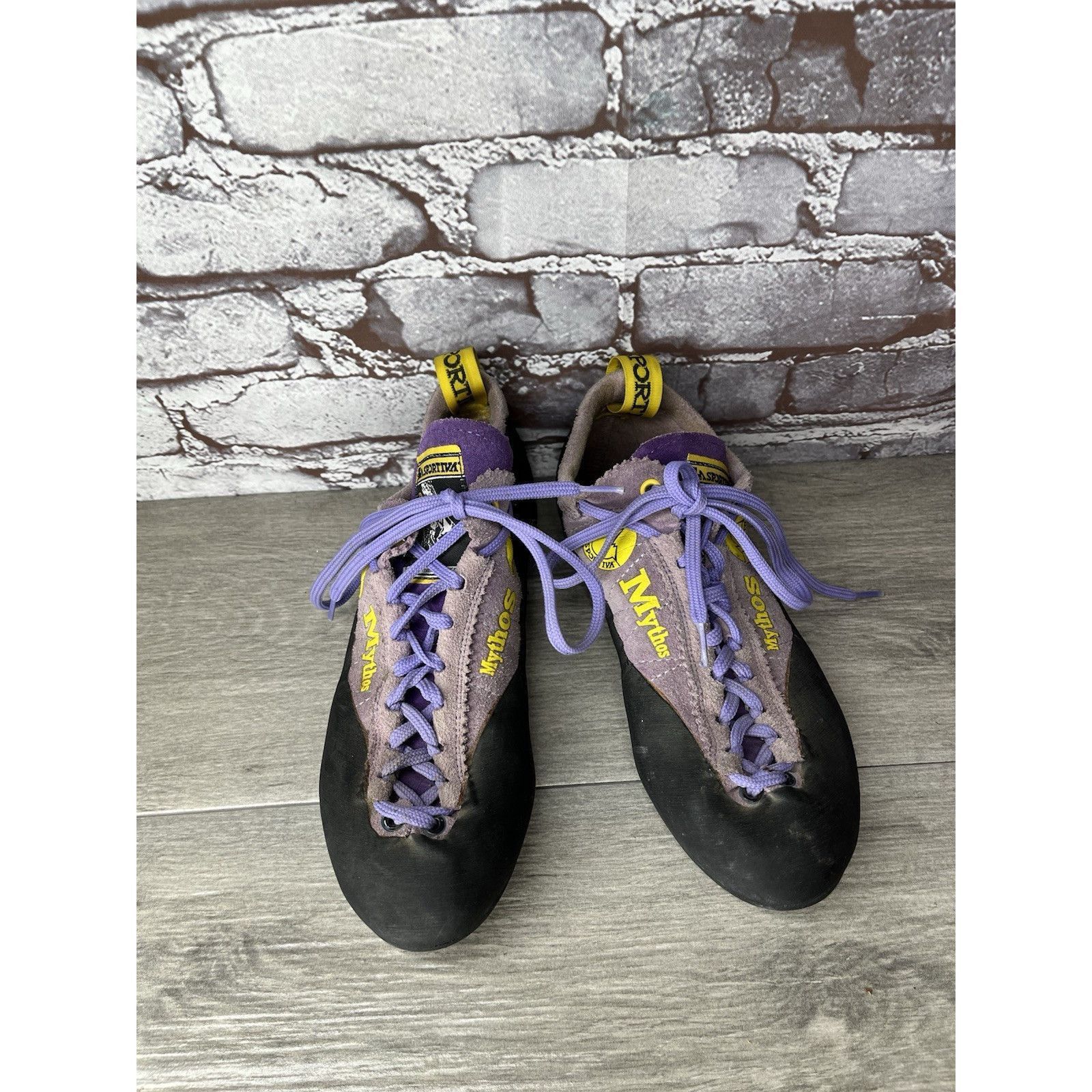 La Sportiva La Sportiva Mythos Climbing Shoes Purple Rock Climb Sneakers Size US 9 / EU 42 - 4 Thumbnail