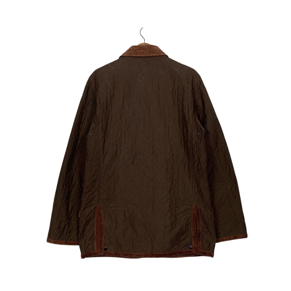 Japanese Brand JUNMEN Collared Quilt Snap Button Brown Jacket #2106-C92 Size US M / EU 48-50 / 2 - 7 Thumbnail