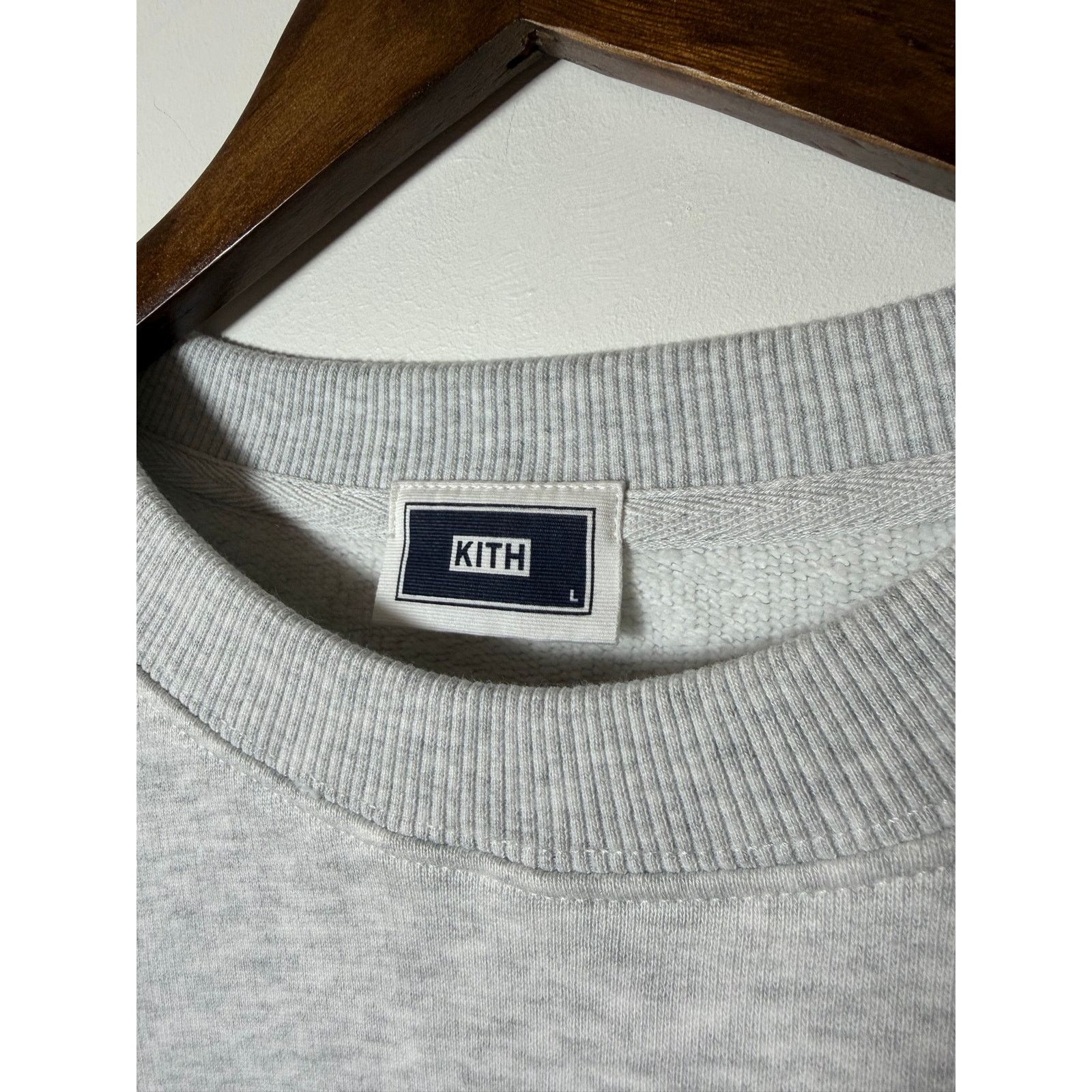 Kith Kith Collegiate Nelson Crewneck 'Light Heather Grey' Size US L / EU 52-54 / 3 - 3 Thumbnail