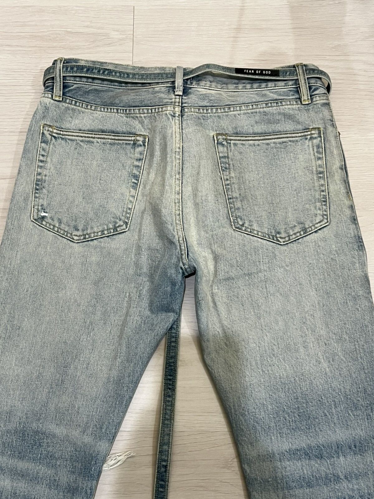Fear of God Fear of God 6th Collection Distressed Denim Size US 34 / EU 50 - 11 Thumbnail