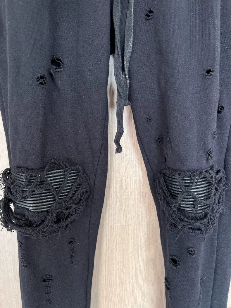Amiri Amiri Knee-breaking patchwork leather sport pants Size US 28 / EU 44 - 3 Thumbnail