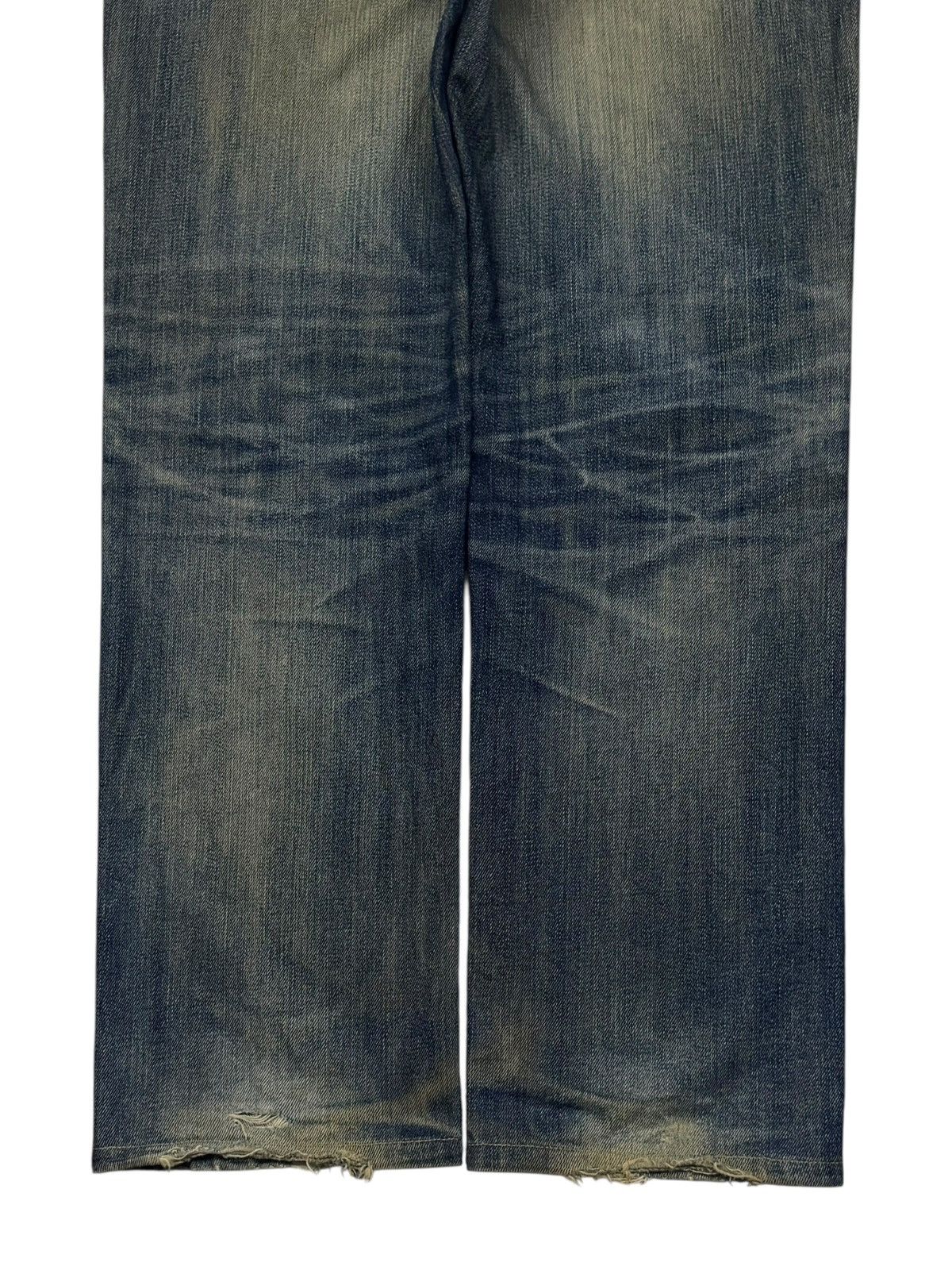Uniqlo Vintage Uniqlo Japanese Denim Jeans | Vintage Faded Mud Wash Size US 35 - 7 Thumbnail
