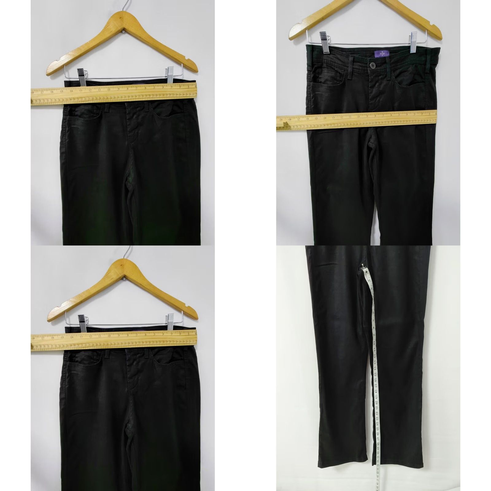 NYDJ NYDJ trousers pants Black Women Solid Regular Size 4 Size 27" / US 4 / IT 40 - 8 Thumbnail