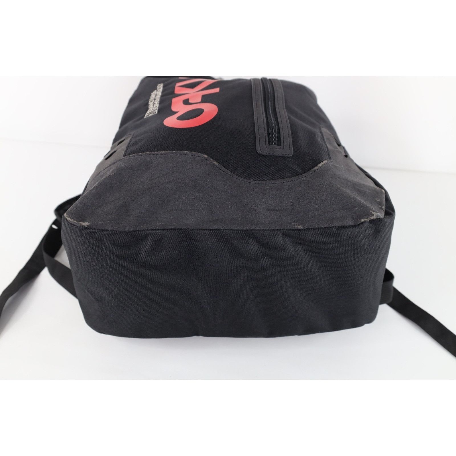Oakley Vintage Oakley Big Logo Spell Out Distressed Backpack Bag Size ONE SIZE - 7 Thumbnail