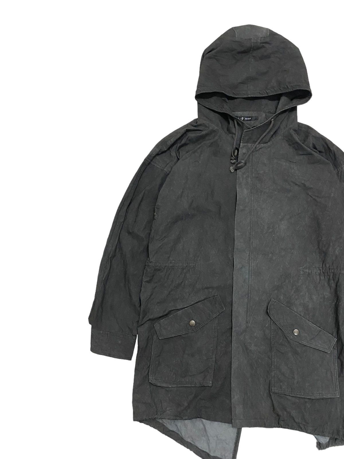 If Six Was Nine Black by No Id Discoloration Parka Jacket Size US L / EU 52-54 / 3 - 3 Thumbnail
