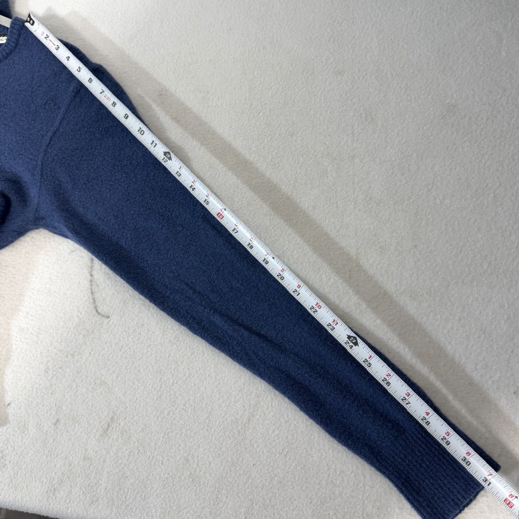 Billy Reid Billy Reid Women's Sweater Wool Blend Blue Size L Size L / US 10 / IT 46 - 4 Thumbnail