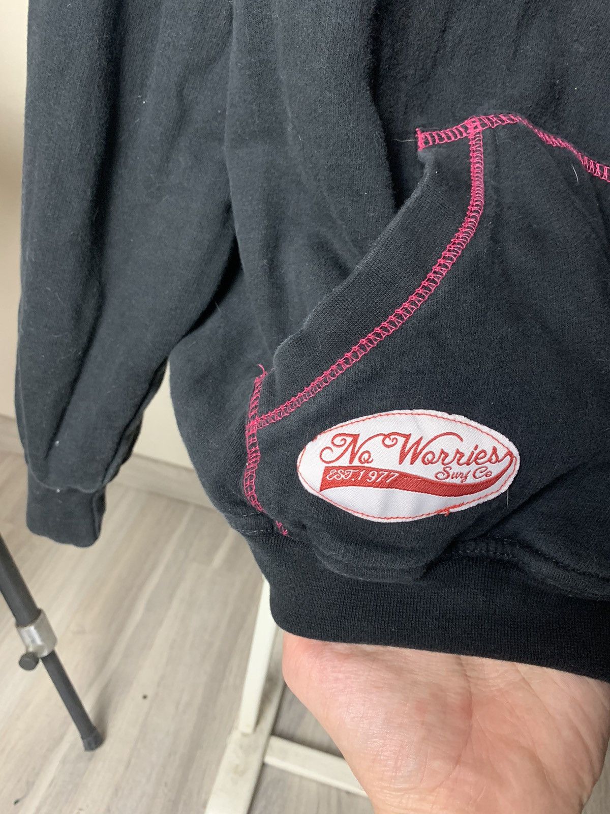 Hysteric Glamour × Japanese Brand Y2K No Worries Surf Co vintage faded Baggy Hoodie Size US L / EU 52-54 / 3 - 3 Thumbnail