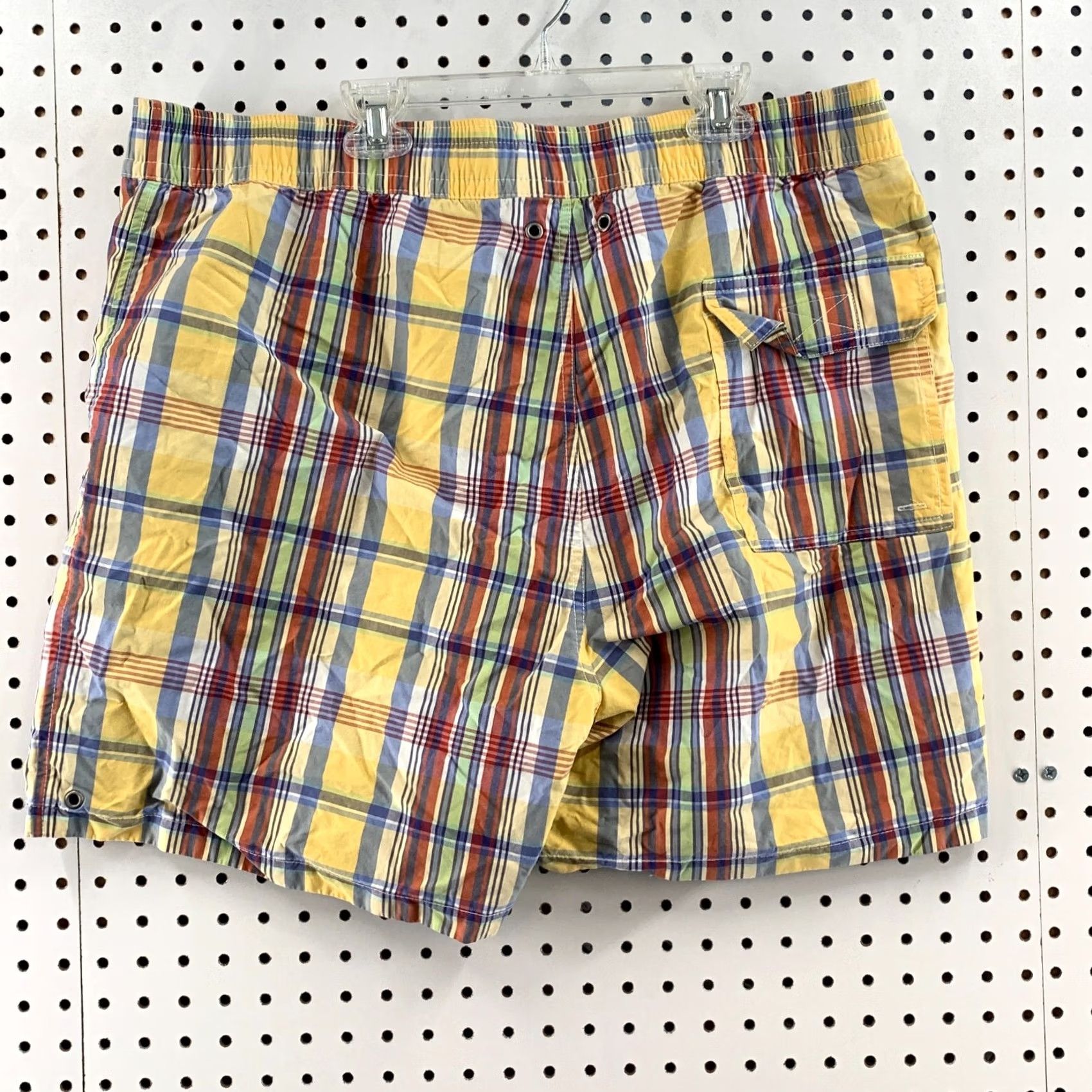 Polo Ralph Lauren VINTAGE Polo Ralph Lauren Shorts Reversible Navy Bue Yellow Plaid Pony XL Men Size US XL / EU 56 / 4 - 7 Thumbnail