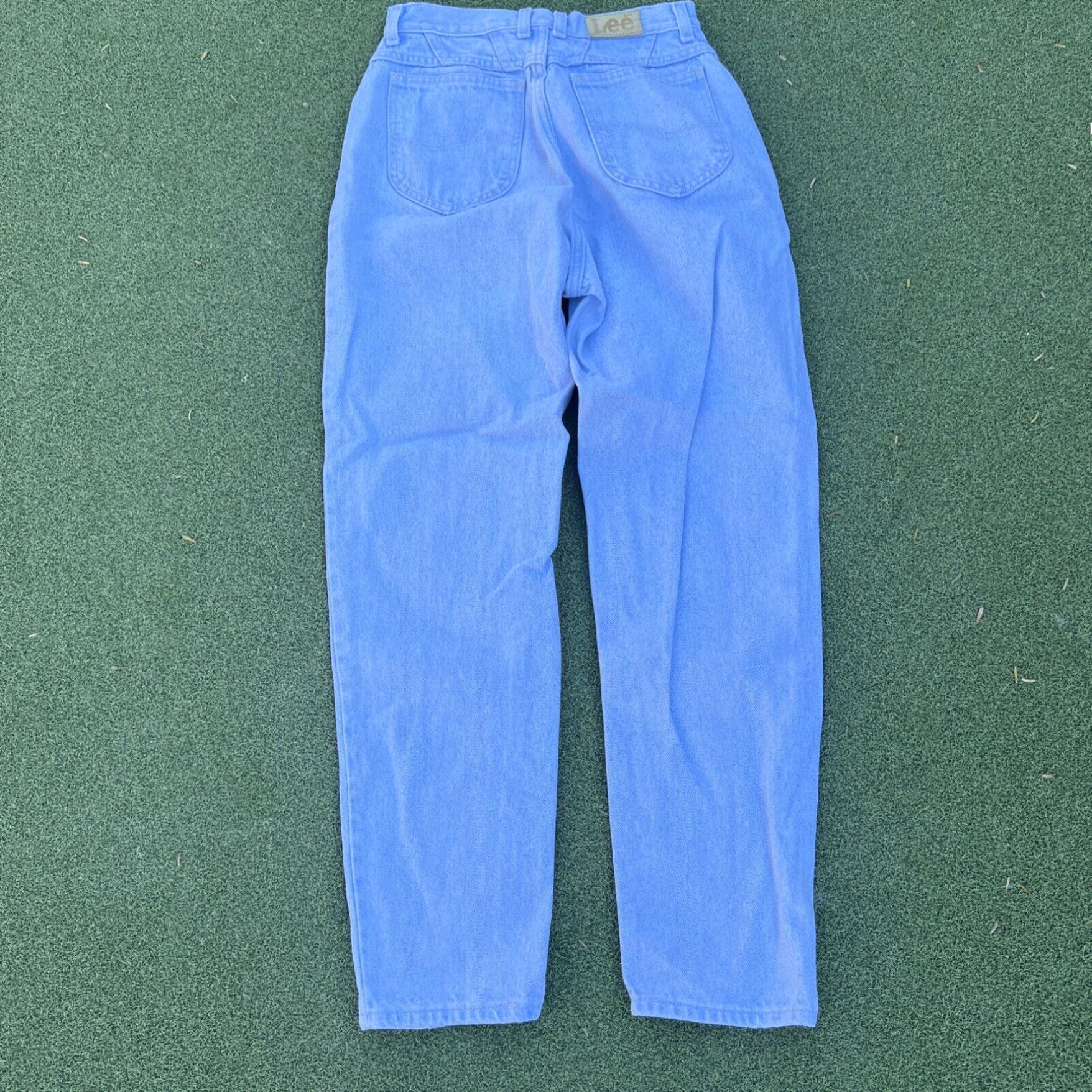 Lee Vintage 80s Women’s Lee Riders High Rise Straight Leg Jeans Mid Wash USA Made 10 Size 32" / US 10 / IT 46 - 1 Thumbnail