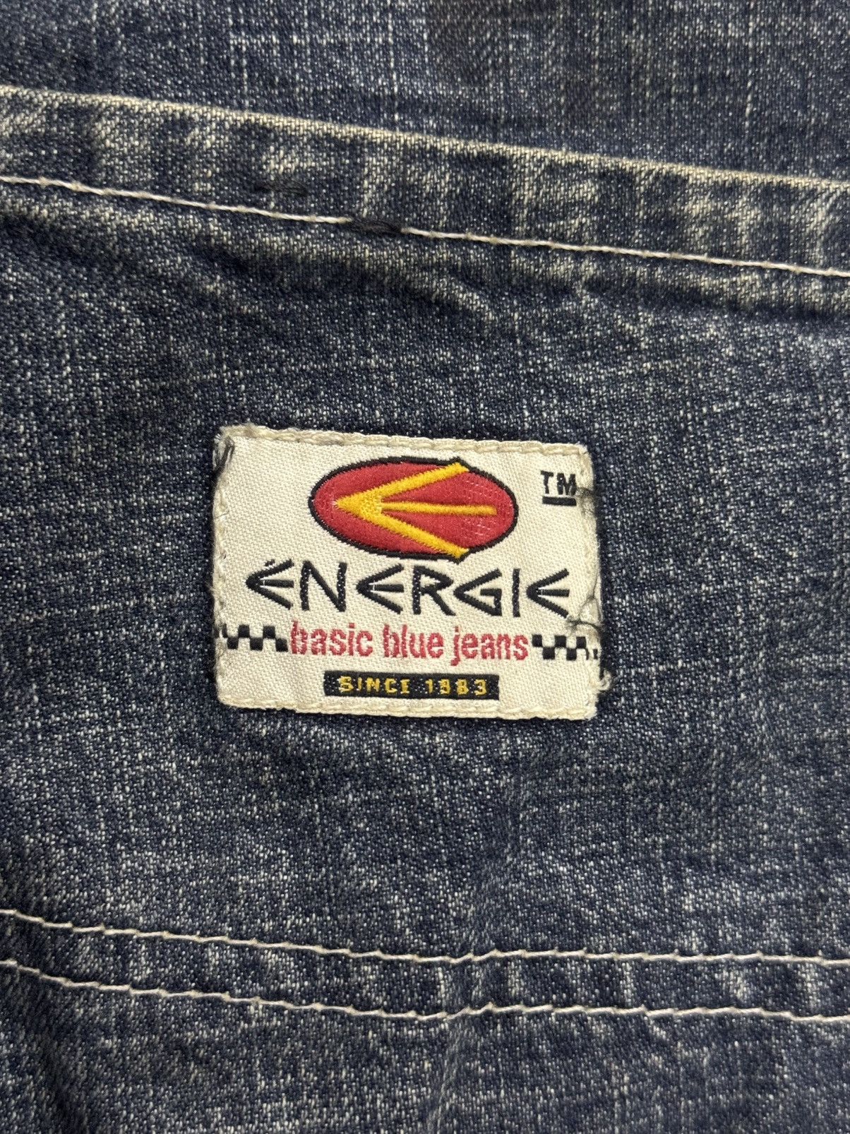 Energie × Vintage Vintage Energie Double Knee Denim Size US 31 - 11 Thumbnail
