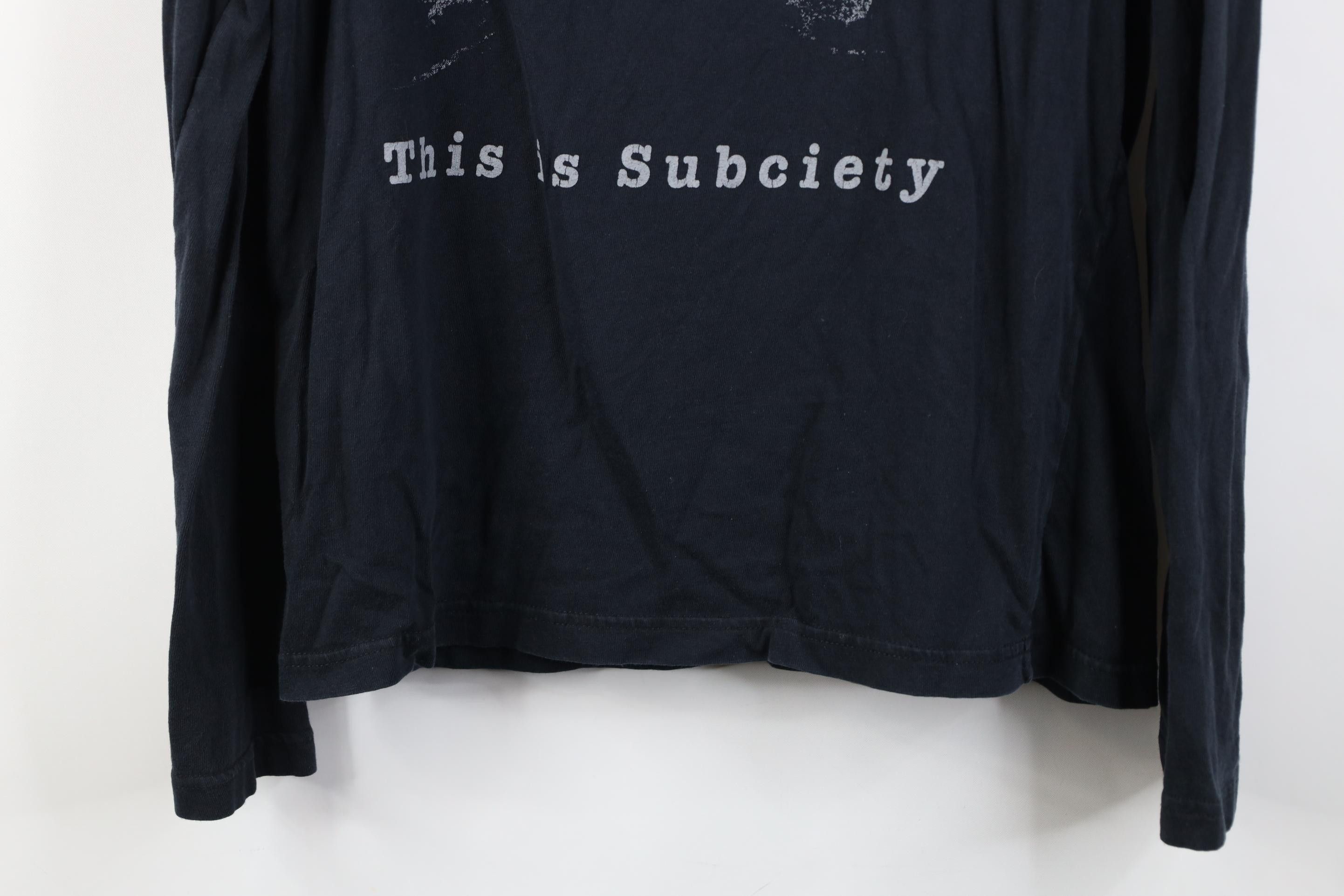 Vintage Vintage Y2K Subciety Japan Streetwear Long Sleeve T-Shirt Size M / US 6-8 / IT 42-44 - 15 Thumbnail