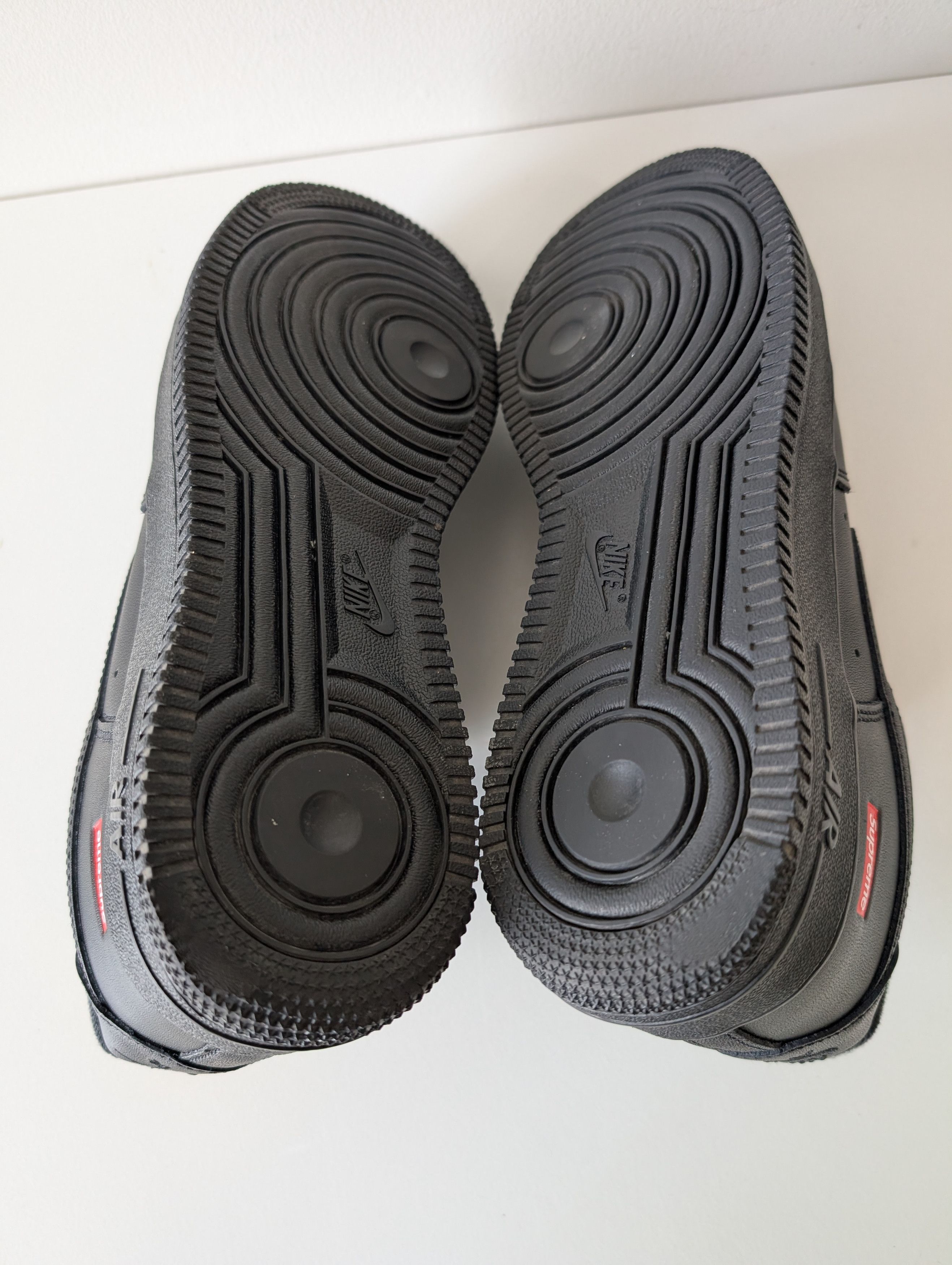 Nike × Supreme Nike Air Force 1 Low X Supreme Black AF1 Size US 9 / EU 42 - 5 Thumbnail