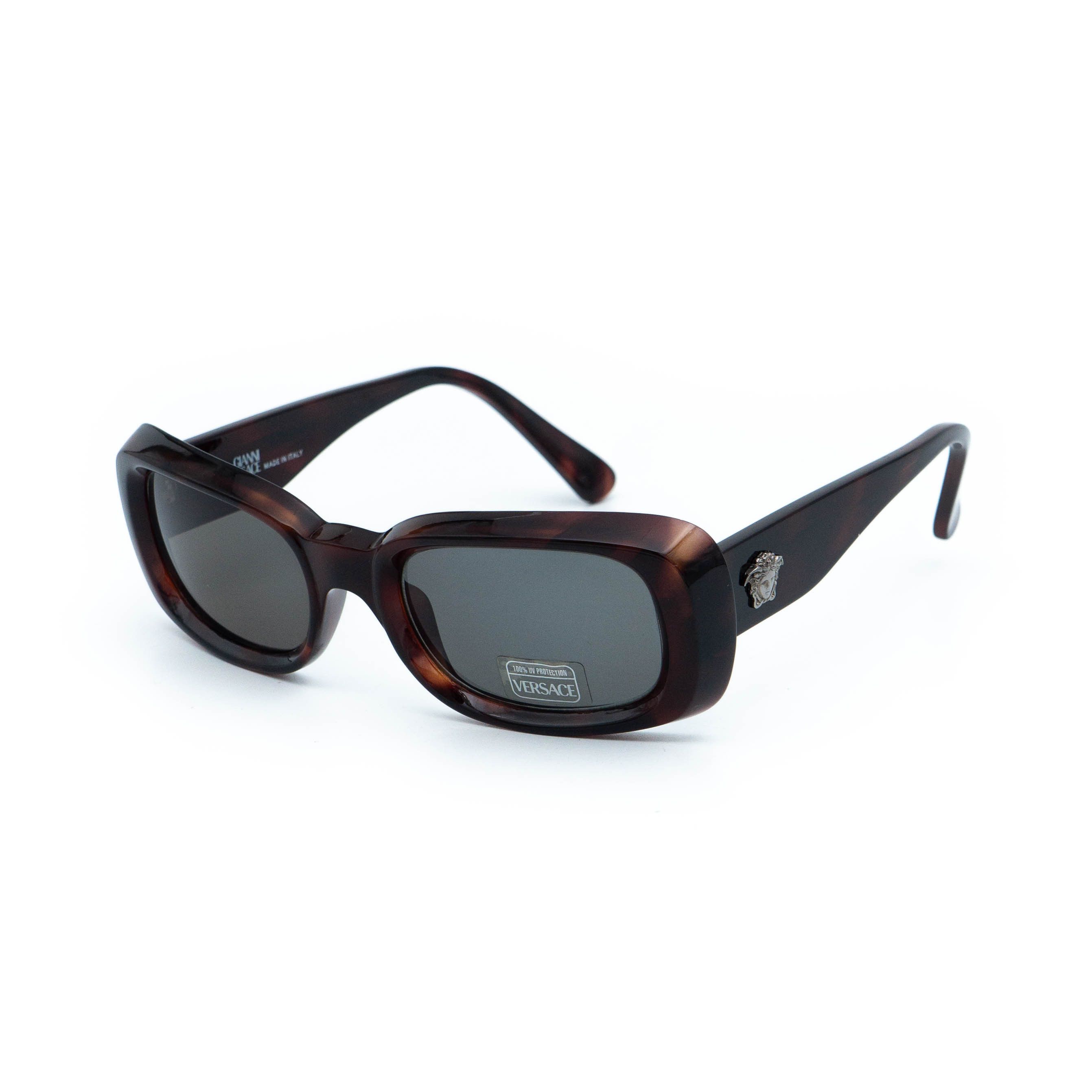 GIANNI VERSACE MOD 493 Brown Sunglasses Vintage 90s