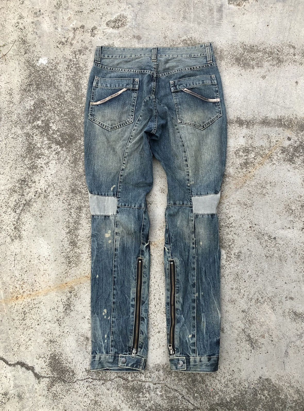 PPFM VINTAGE ZIPPER PUNK STYLE PPFM DENIM Size US 31 - 4 Thumbnail