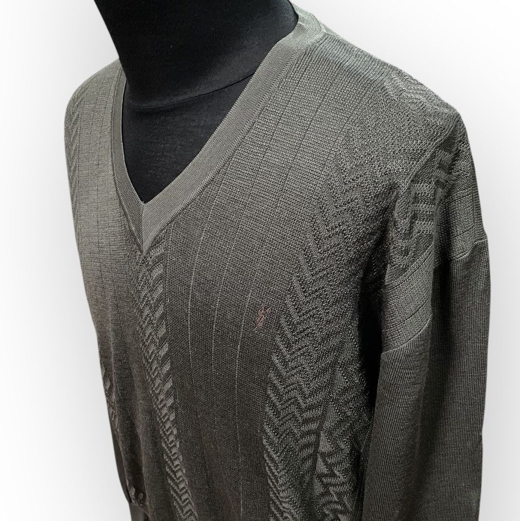 Designer × Yves Saint Laurent Vintage Yves Saint Laurent Knit Sweatshirt Size US M / EU 48-50 / 2 - 4 Thumbnail