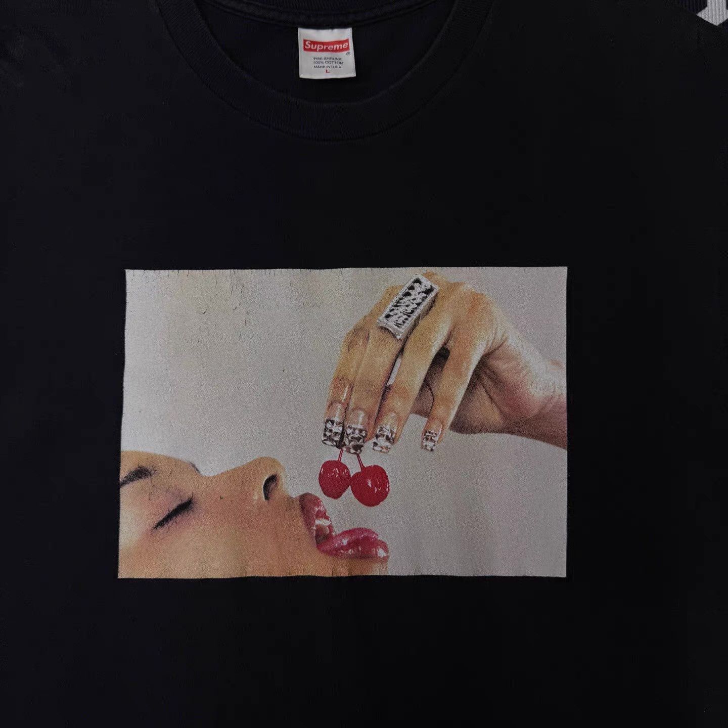 Supreme Supreme Black Cherry Print Short Sleeve Q10 Size US L / EU 52-54 / 3 - 4 Thumbnail