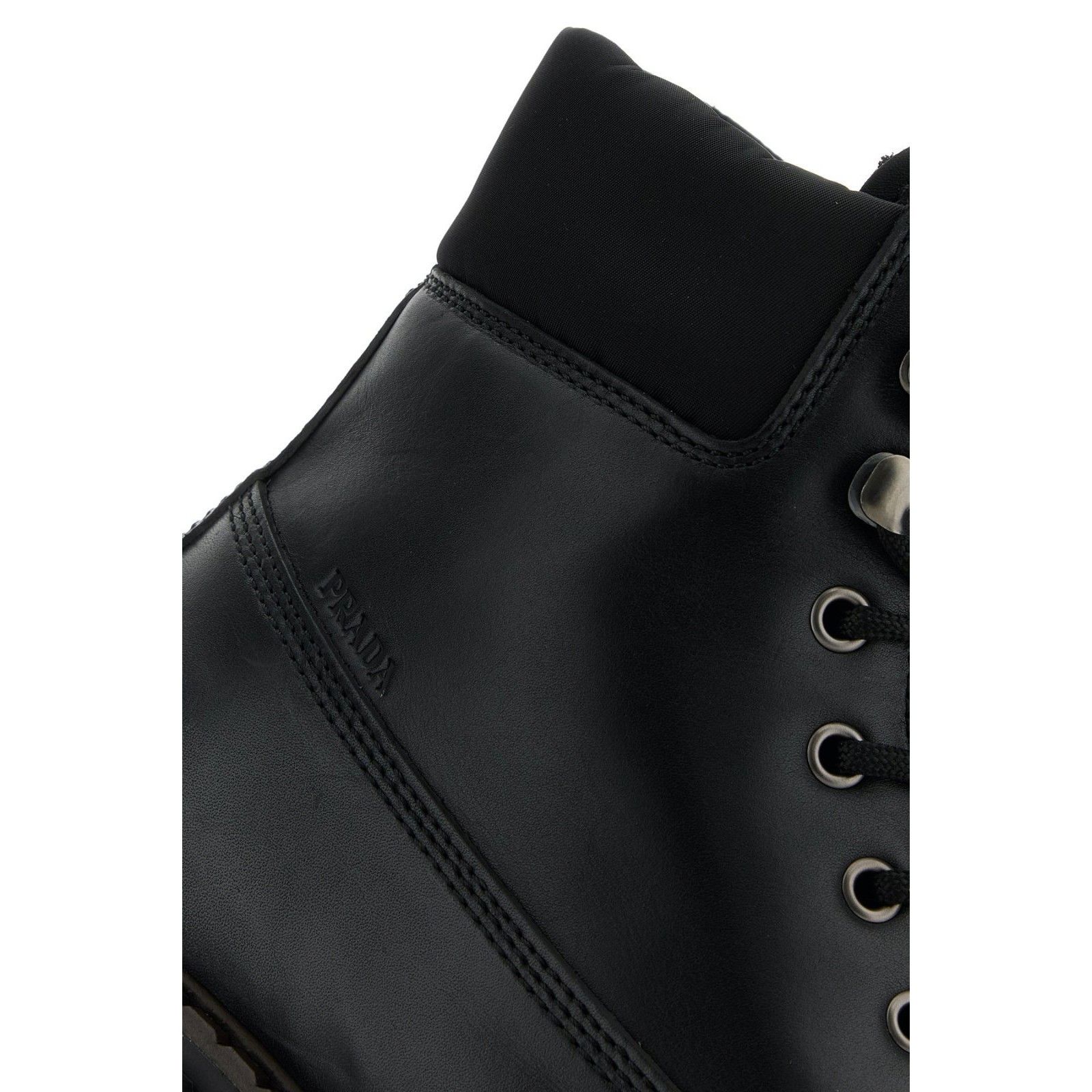 Prada PRADA Black Leather Ankle Boots New And Authentic (Men's siz Size US 9.5 / EU 42-43 - 4 Thumbnail