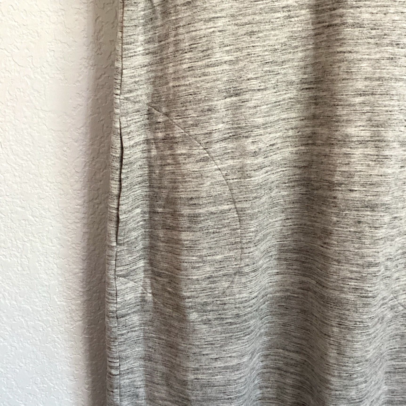 J. Jill J Jill Pure Jill Midi Dress Women S Heather Gray Short Sleeve Pockets Minimalist Size 28" / US 6 / IT 42 - 6 Thumbnail