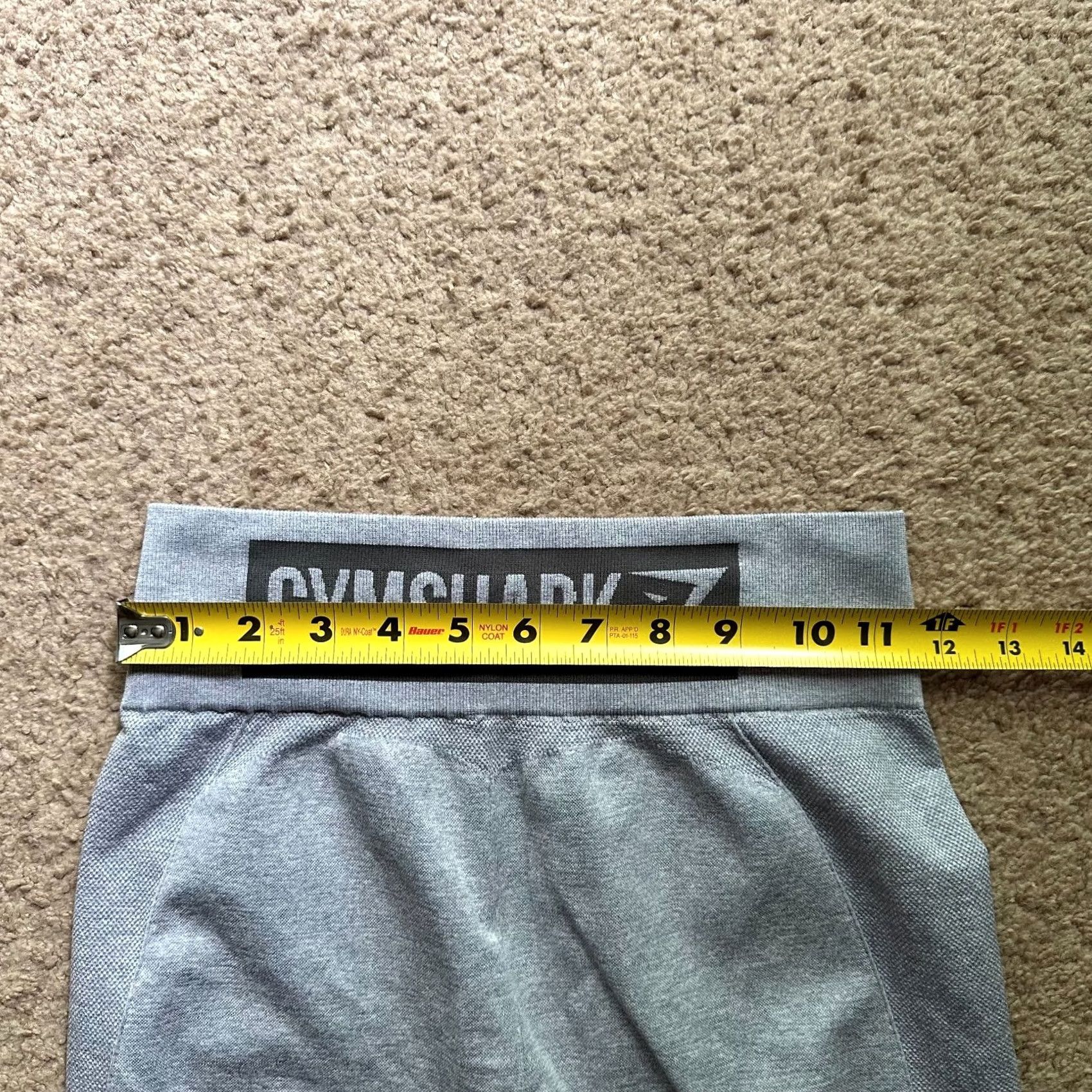 Gymshark Gymshark Leggings Womens XXS Mid Rise Stretch Slim Grey No Pockets 90s Size 24" / US 00 / IT 34 - 5 Thumbnail