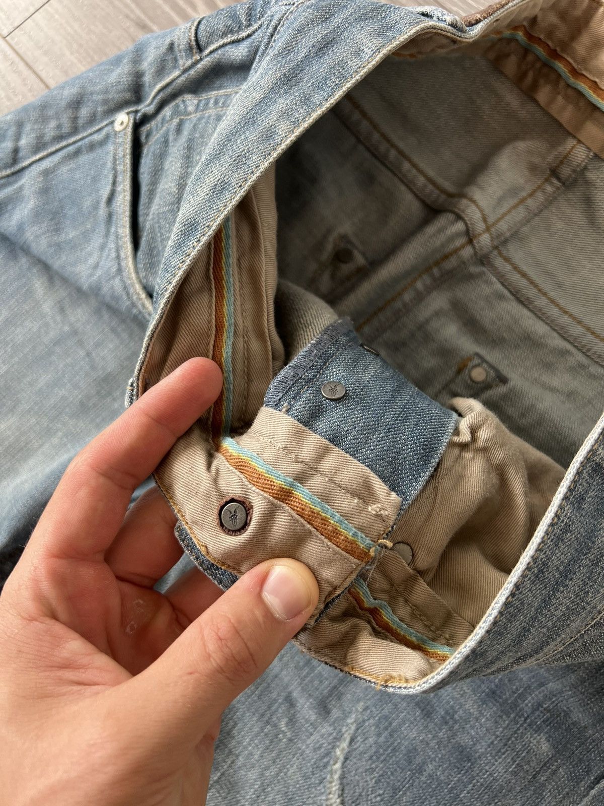 Allsaints Archival Allsaints Japan Denim Spitalfields Knees Jeans Size US 28 / EU 44 - 23 Thumbnail
