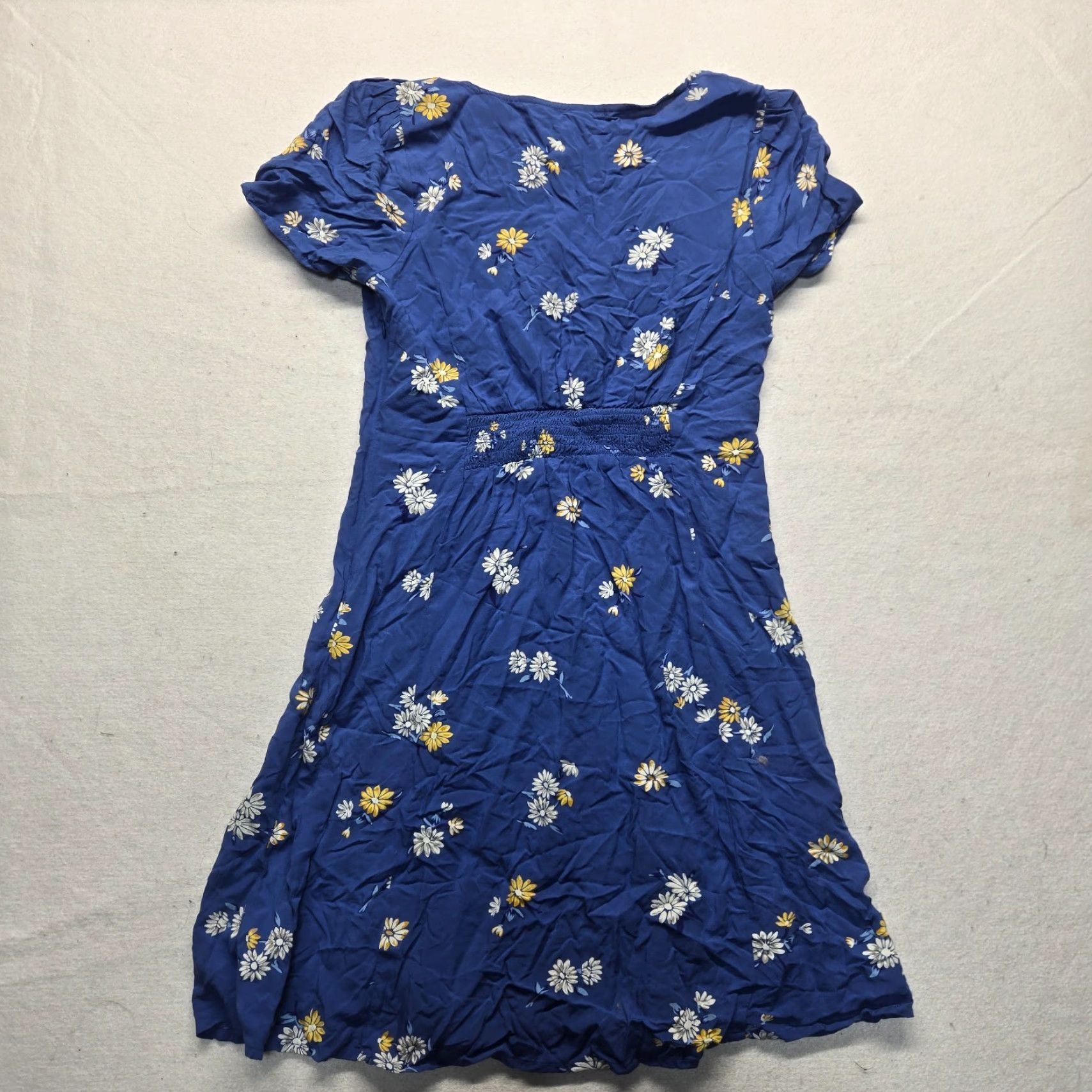Old Navy Old Navy Women's Tank Dress Short Sleeve XS Blue Floral Spring Summer Casual Party Dress Size 26" / US 2 / IT 38 - 5 Thumbnail