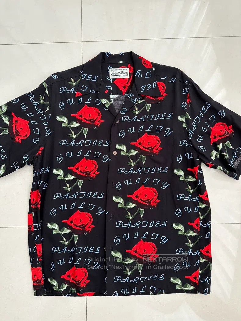 Wacko Maria Wacko Maria 22SSROSE HAWAIIAN SHIRT Size US M / EU 48-50 / 2 - 1 Thumbnail