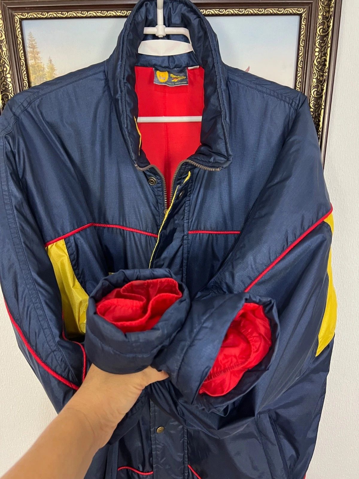 Reebok Vintage 90's Reebok Liverpool Jacket Football Blue Bomber Size US S / EU 44-46 / 1 - 3 Thumbnail