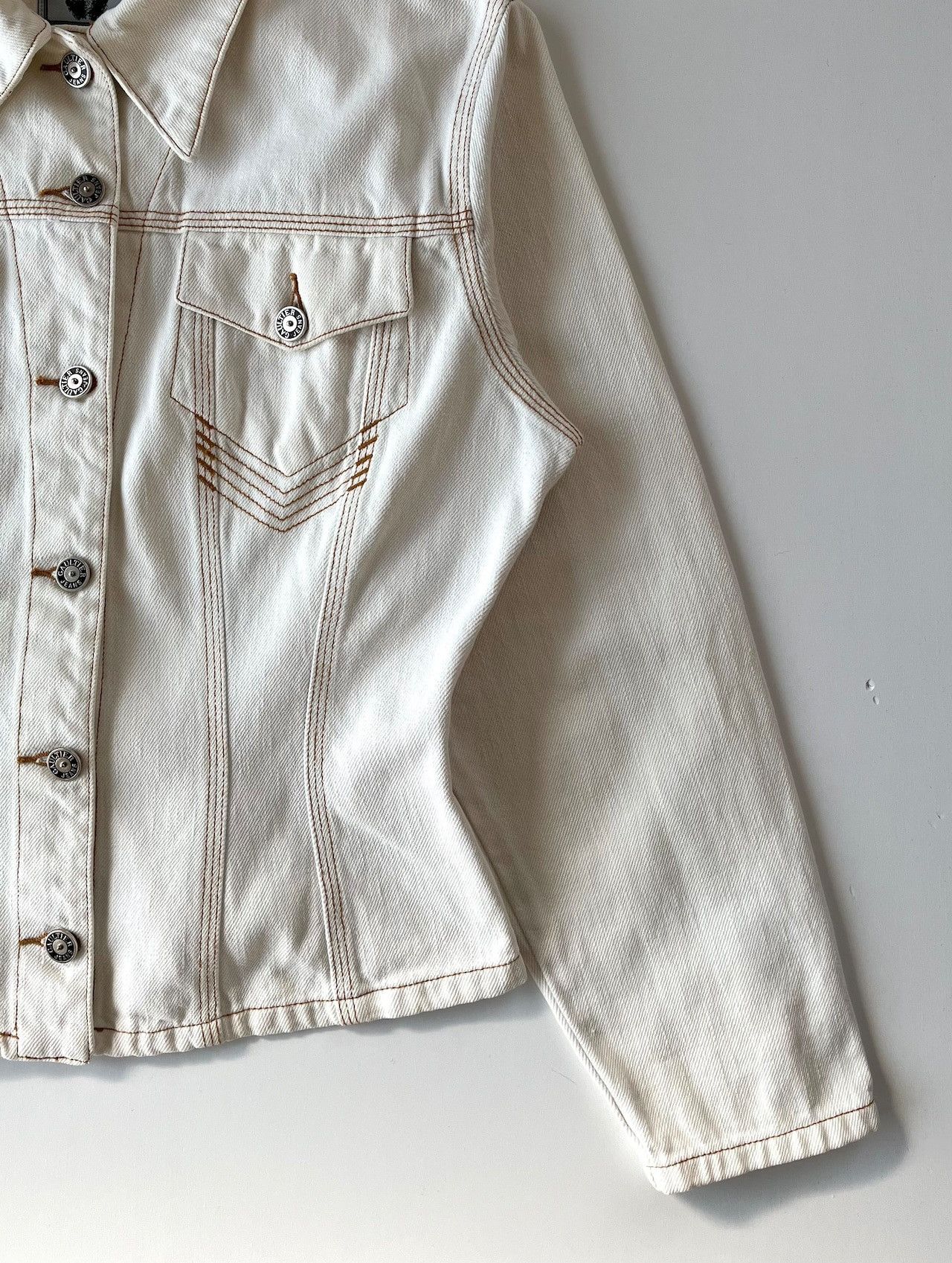 Jean Paul Gaultier GAULTIER JEANS SS1994 Denim Trucker Jacket Size US XS / EU 42 / 0 - 3 Thumbnail