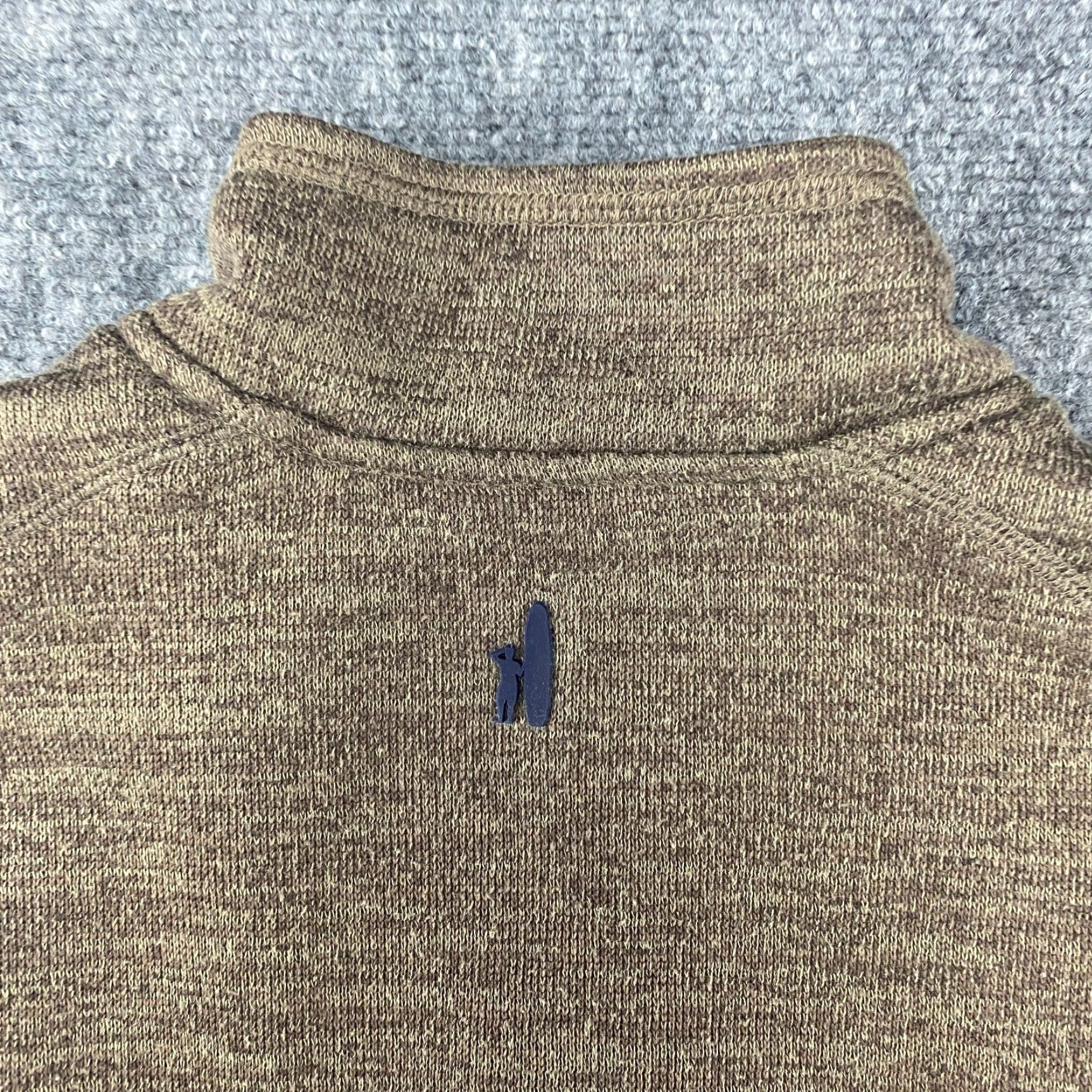 johnnie-O johnnie-O Wes Vest Mens Small S Brown Full Zip Fleece Pockets Lined Golf Size US S / EU 44-46 / 1 - 4 Thumbnail