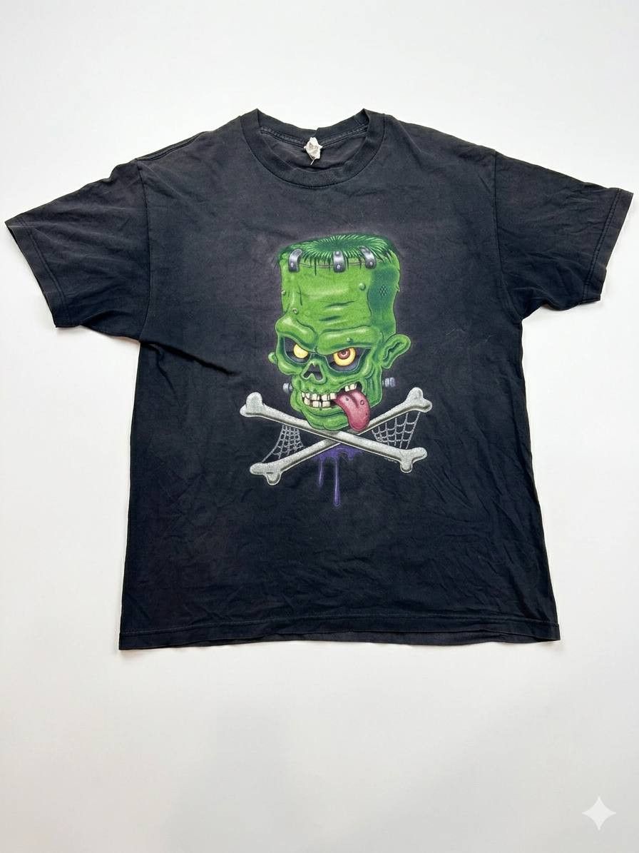 Alstyle Vintage 2008 Frankenstein Graphic Tee Alstyle Tag L Size US L / EU 52-54 / 3 - 1 Thumbnail