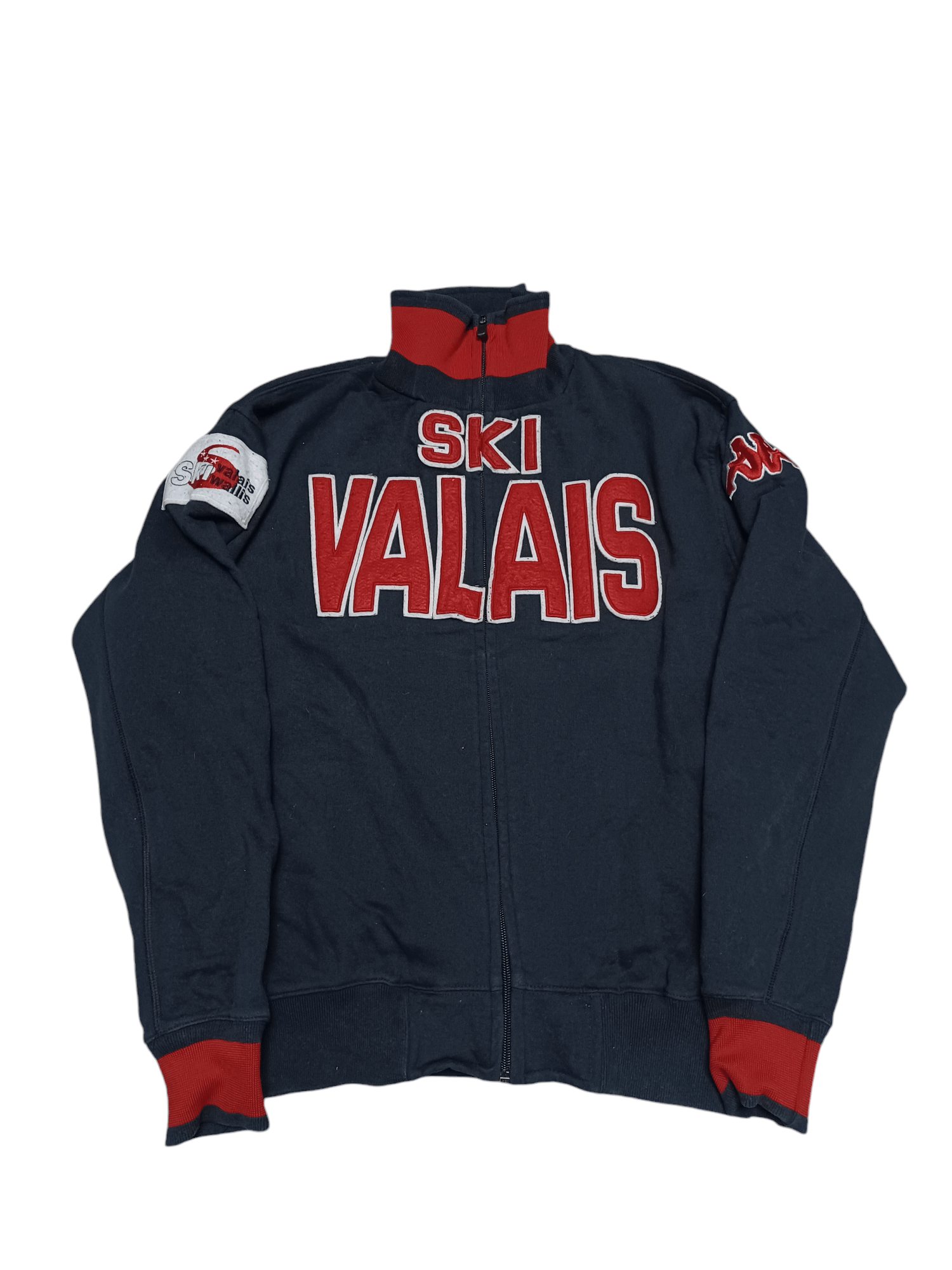Kappa KAPPA VINTAGE SKI VALAIS EMBROIDERED LOGO ZIP SWEATSHIRT Size US M / EU 48-50 / 2 - 1 Thumbnail
