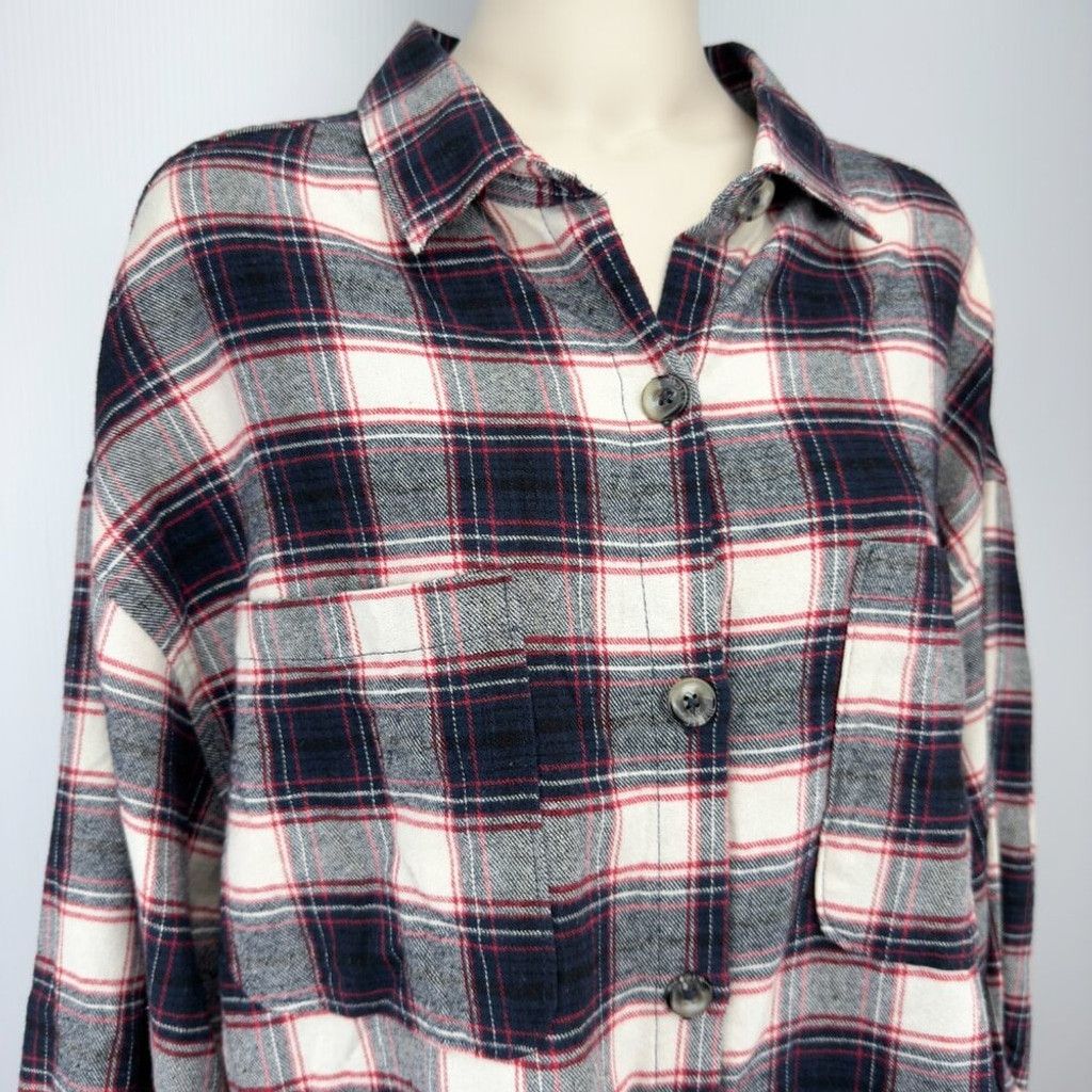 Harve Benard HARVE BENARD Red White Black & Blue Button Up Shirt Size XL Size XL / US 12-14 / IT 48-50 - 2 Thumbnail