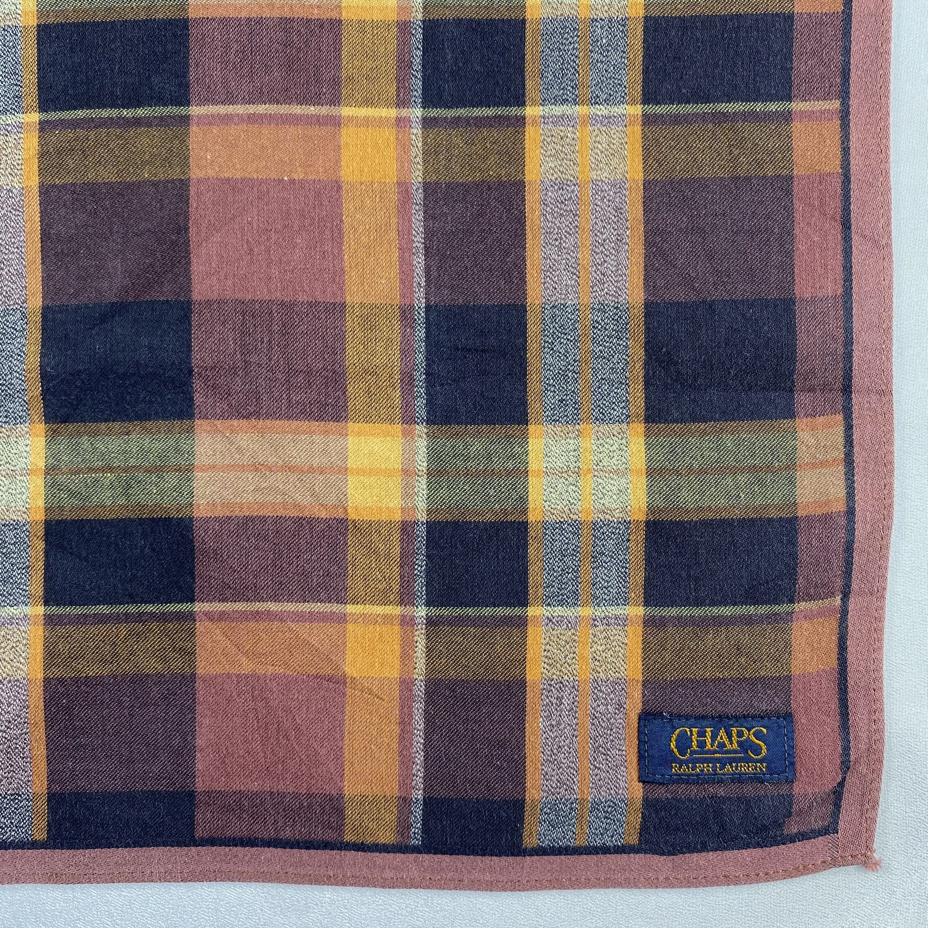 Chaps Ralph Lauren × Vintage Chaps Ralph Lauren Bandana/ Handkerchief / Neckerchief-P976 Size ONE SIZE - 3 Thumbnail