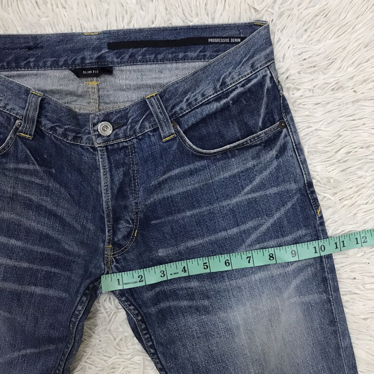 Japanese Brand Azul Denim Collection Hoover Progresive Denim Slimfit Jeans Size US 31 - 17 Thumbnail